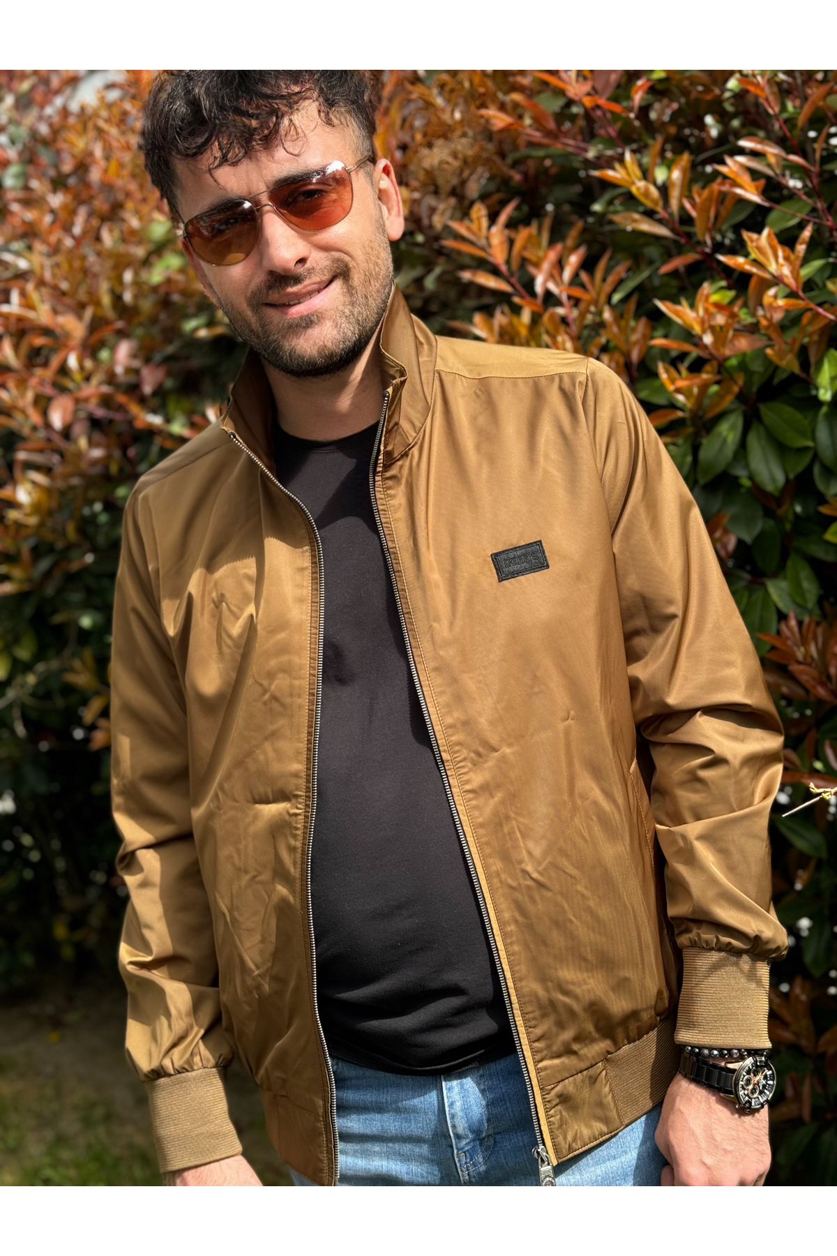 کاپشن مردانه قهوه ای deeps | drnhkm09 اورجینال - تصویر 3