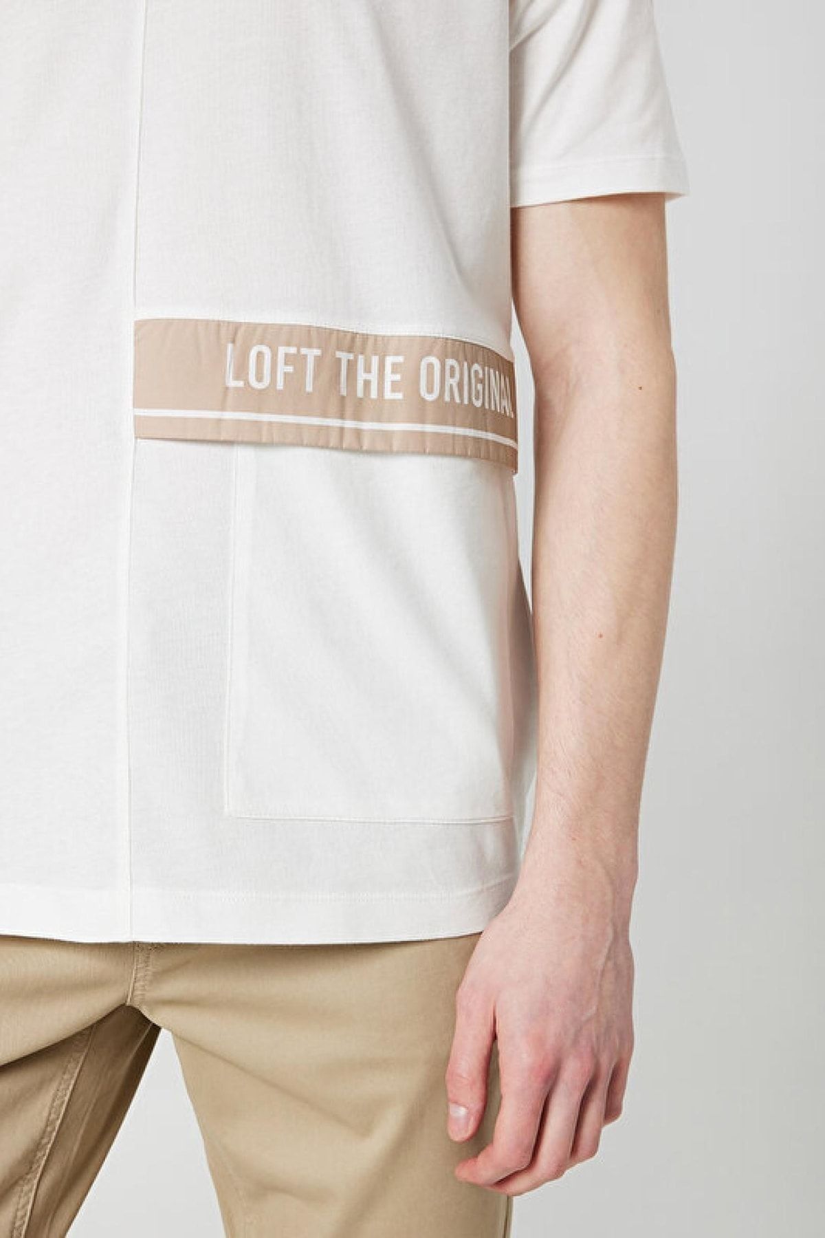 Loft تی شرت نر K.Kol LF2032531 OFF WHITE