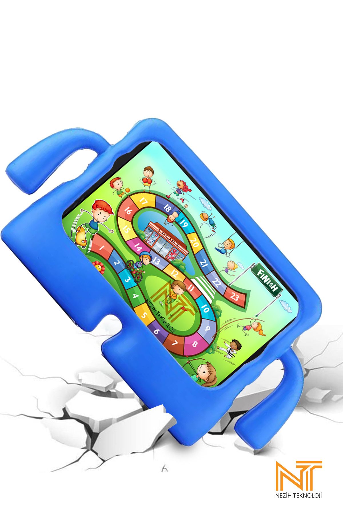 Nezih Case-Apple Ipad Air 2 5th Generation 6th Generation 9.7'' Fun Children's Case with Stand Silicone Tablet Case 3