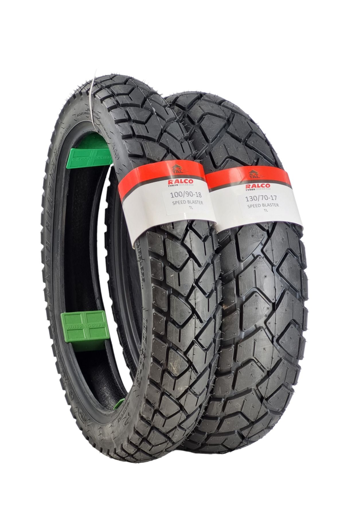 RALCO TYRES 100/90-18 VE 130/70-17 TAKIM TL (TUBELESS - DUBLEKS) MOTOSİKLET LASTİĞİ SPEEDBLASTERA22