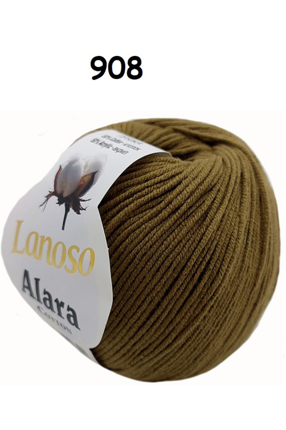 Lanoso Alara Punch & Amigurami Rope (50GR) - Color: 908