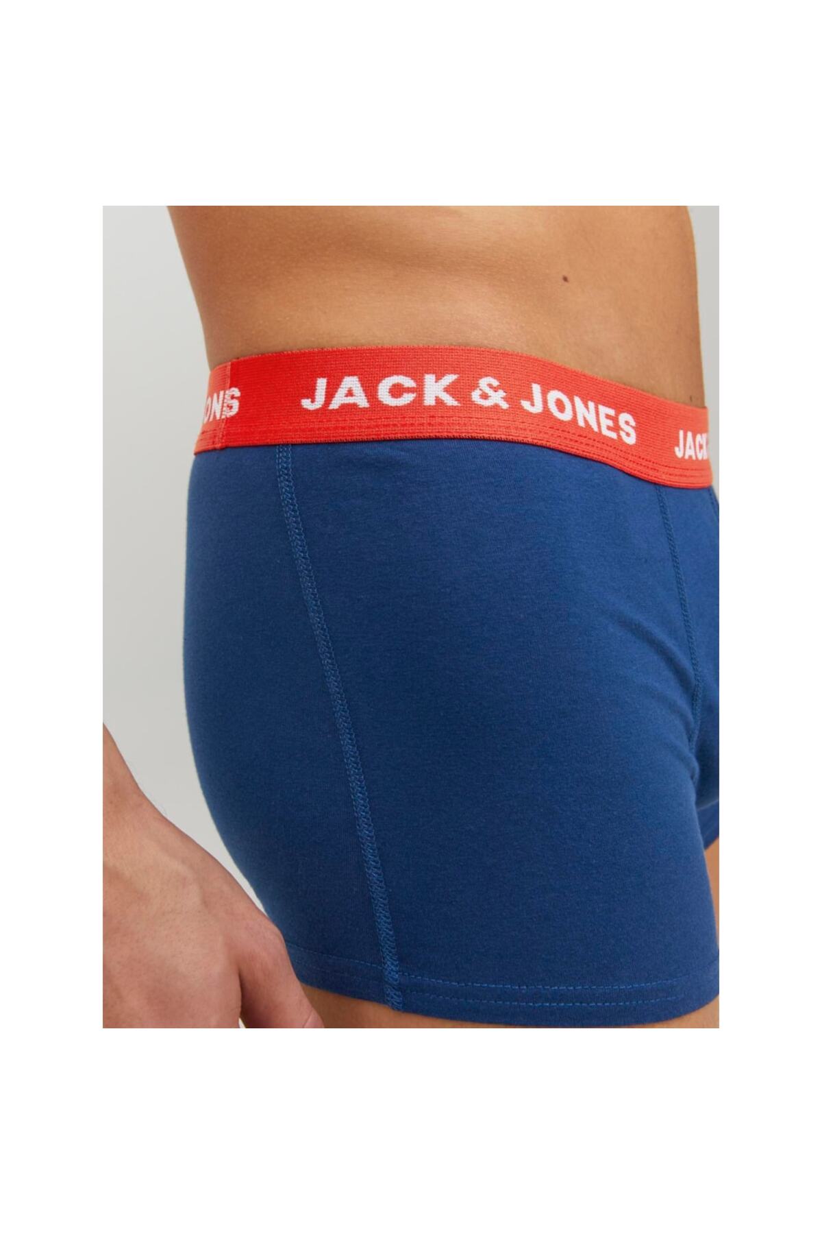 باکسر جک اند جونز مردانه پنبه ای مشکی زیر شلواری راسته Slim/اسلیم فیت فاق نرمال    اسپرت | Jack & Jones 12144536 CN - تصویر 5