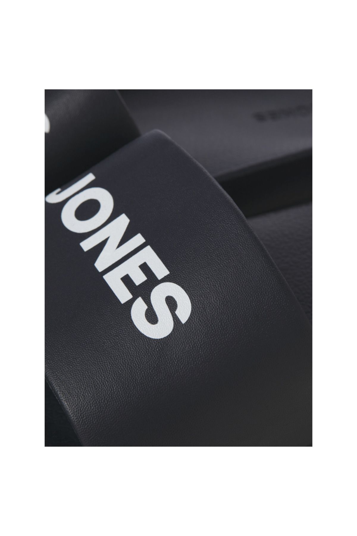 دمپایی سیاه مردانه Jack Jones آرم برند آقایان راحت روزانه و ساحل شیک مناسب برای استفاده از 1225124 Jack & Jones