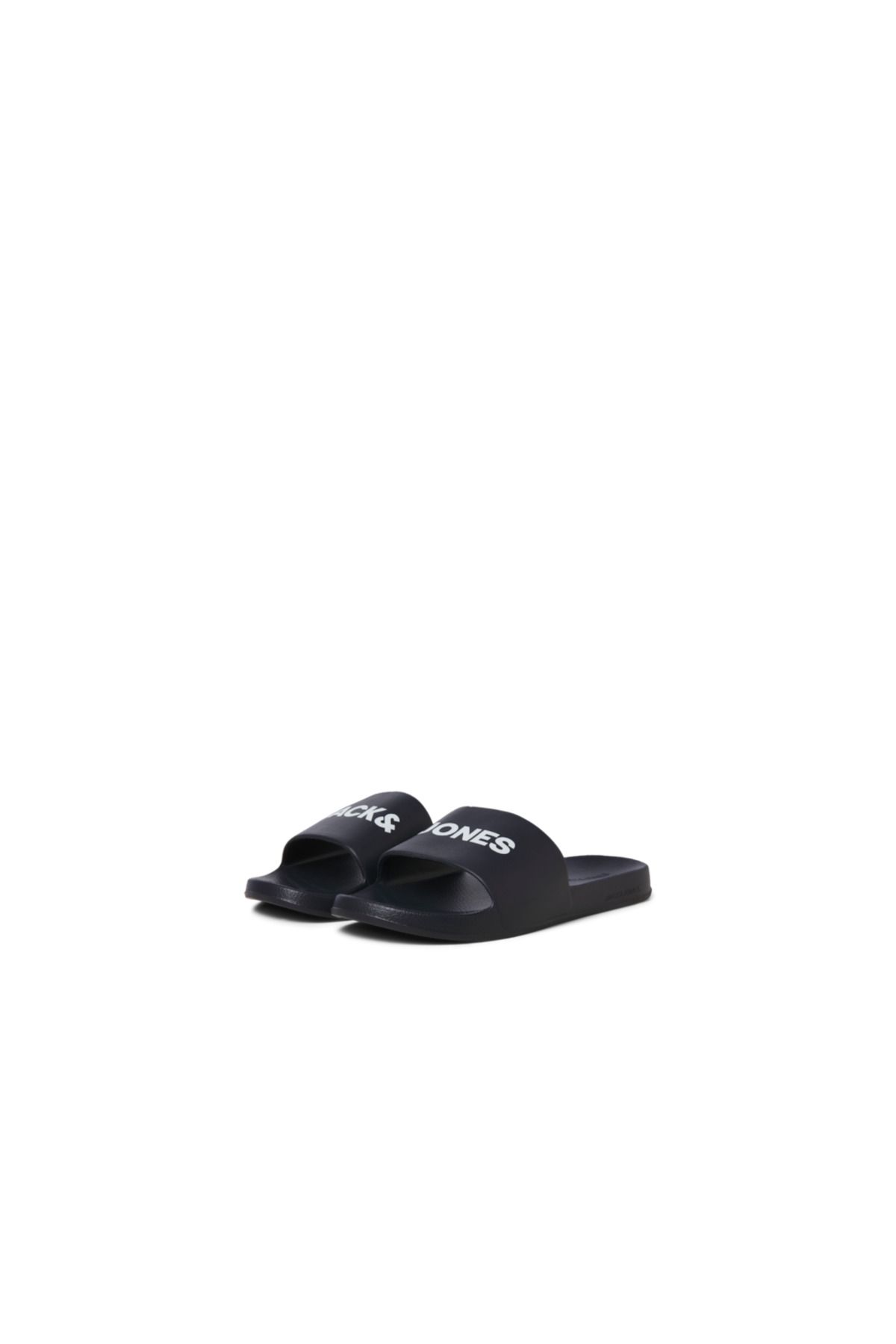 دمپایی سیاه مردانه Jack Jones آرم برند آقایان راحت روزانه و ساحل شیک مناسب برای استفاده از 1225124 Jack & Jones