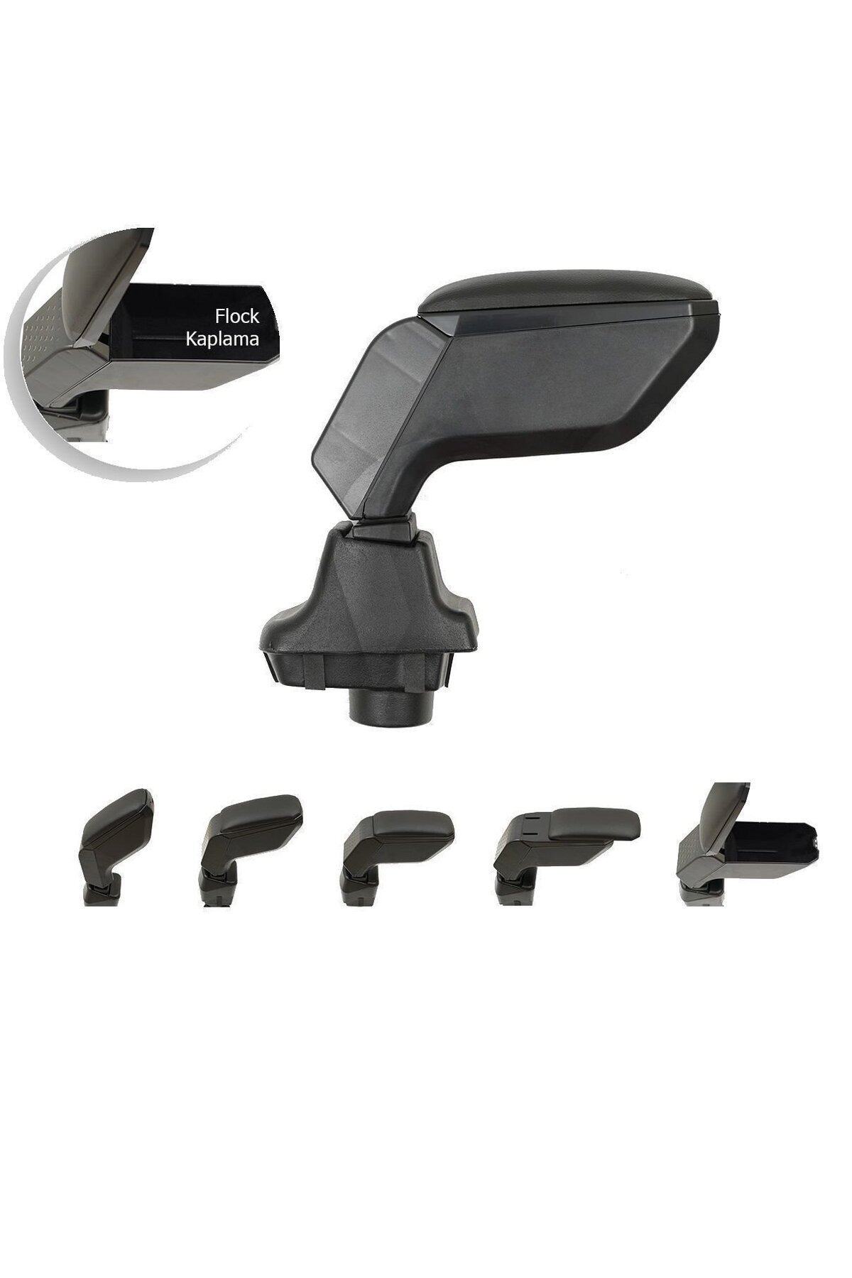 PND Dacia Duster Araca Özel Kol Dayama Kolçak Siyah 2018+ sonrası modellere uyumlu