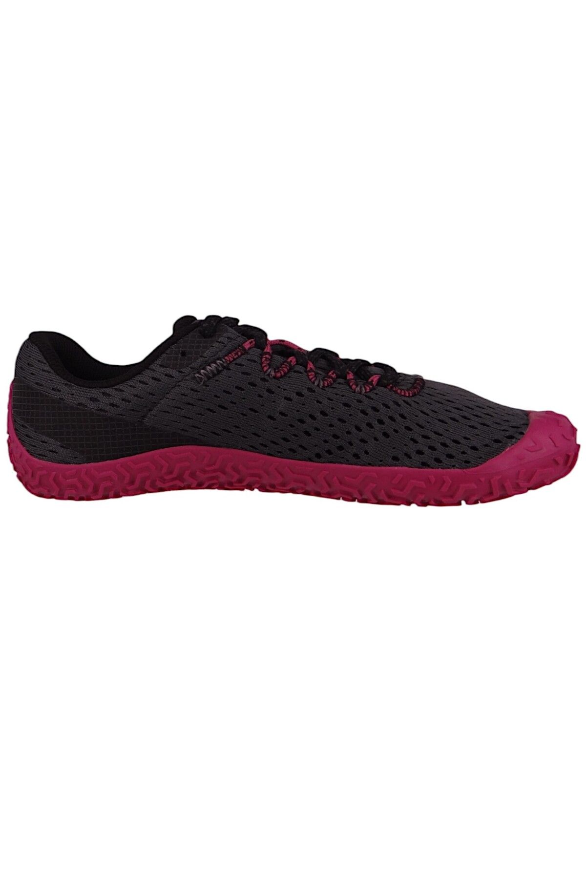 Merrell-Damen Halbschuhe Wanderschuhe Vapor Glove 6 Barefoot J067722 Grau Granite/Fuchsia Textil/Synthetik 5