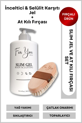 For You Gold Slim Jel Inceltici-sıkılaştırıcı-yağ Yakıcı–bölgesel Incelme-çat...