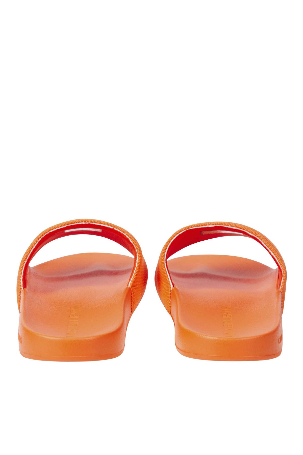 دمپایی سفید مردانه شرکت Slipper Beach Monogram. Calvin Klein
