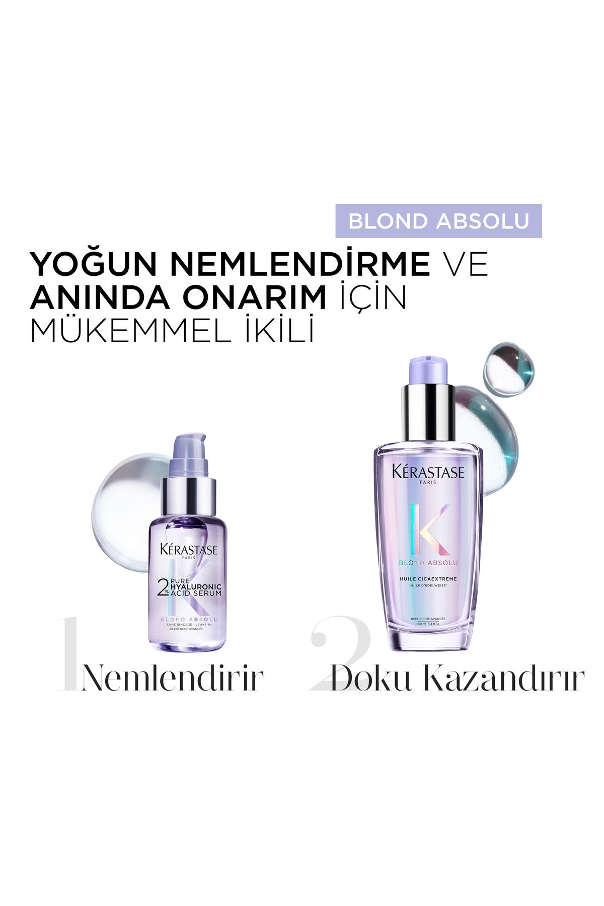 BLOND ABSOLU سری مرطوب کننده و ترمیم کننده مو برای تبدیل به بلوند، بسته 2/GEM5F4G8-OL Kerastase