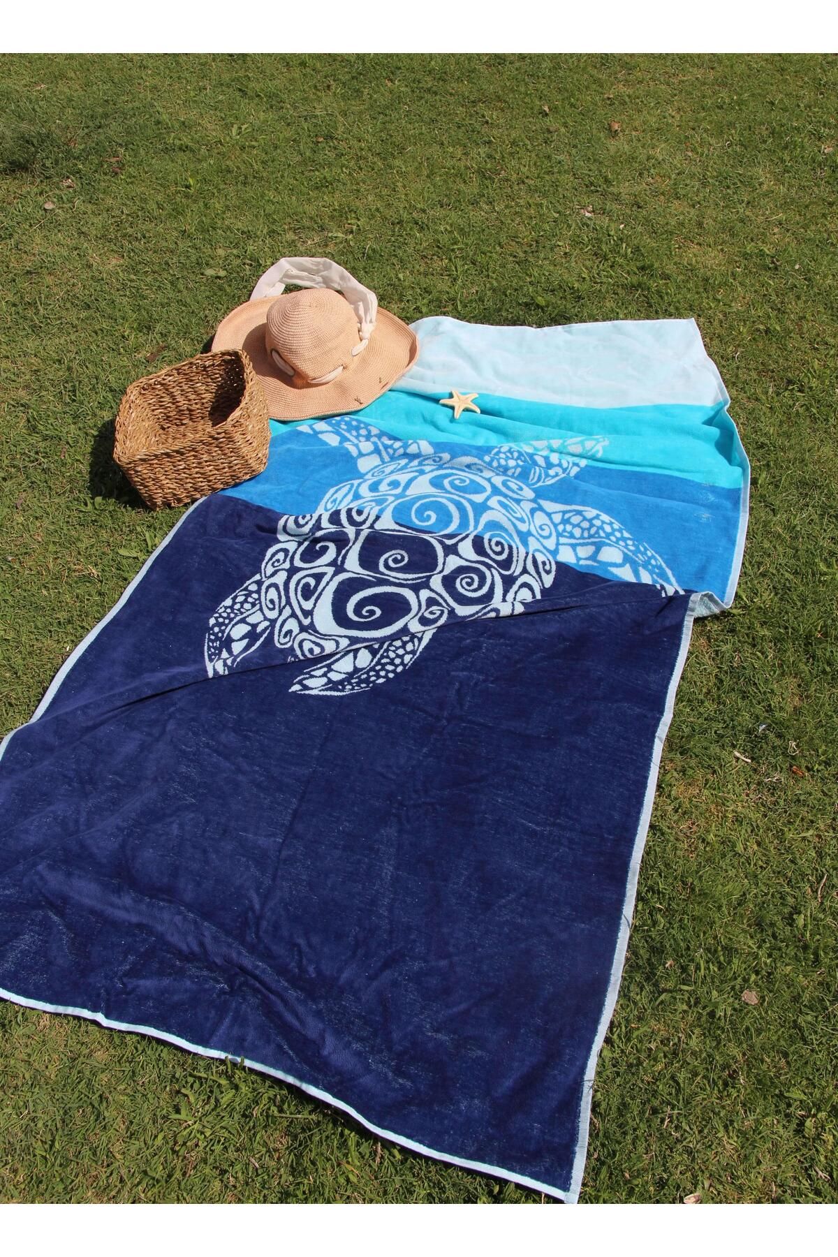 Baveno-Set prosoape de plajă unisex 100% bumbac Outlet 90x180 cm 3
