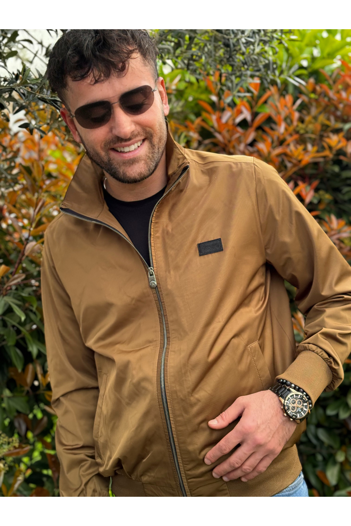 کاپشن مردانه قهوه ای deeps | drnhkm09 اورجینال - تصویر 4