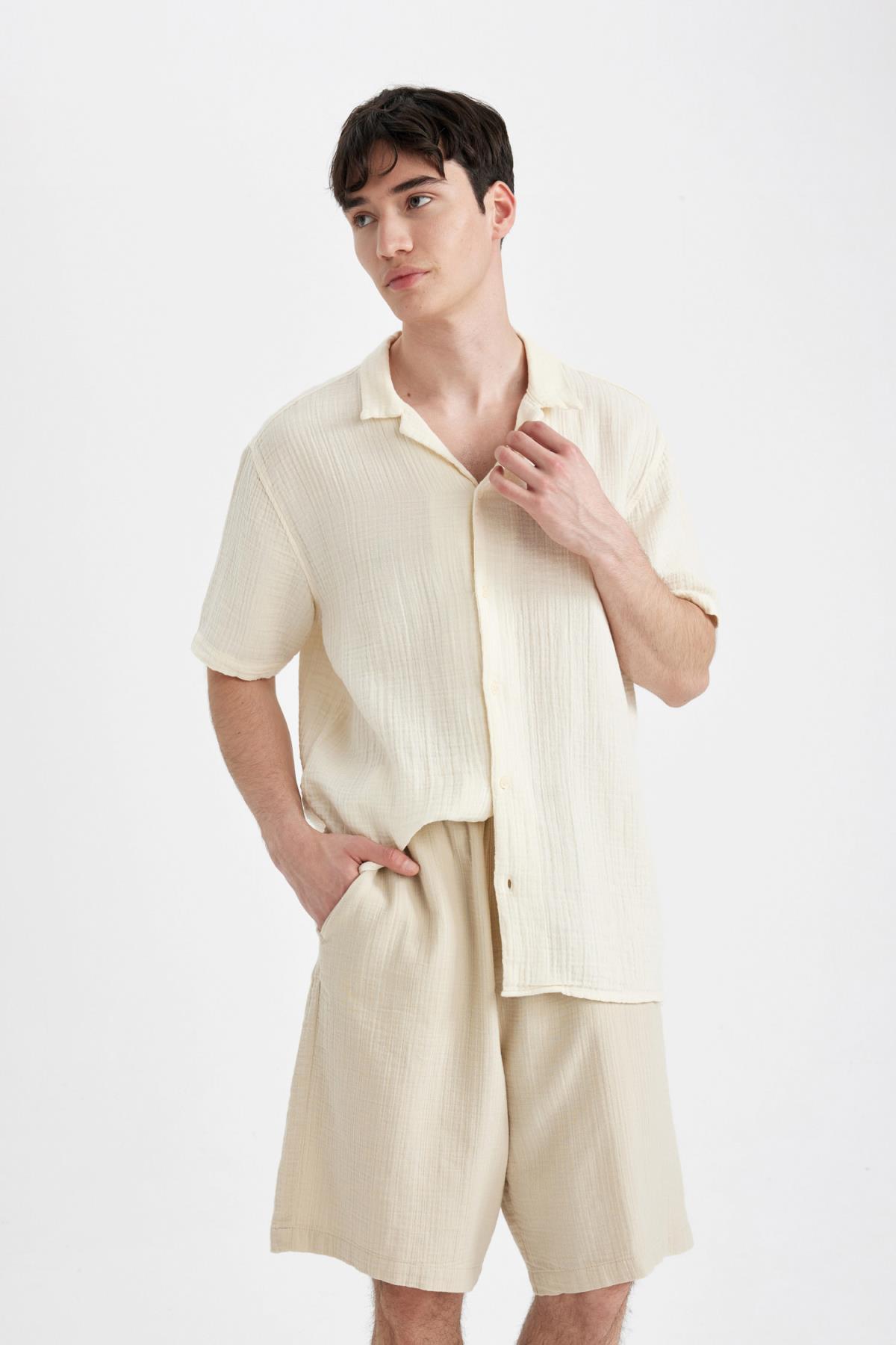 شلوارک مردانه دفاکتو | C7589AX24SM Defacto - Image 3