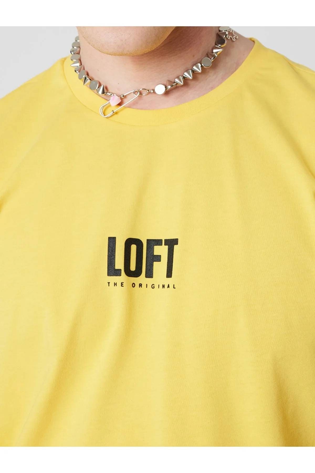 Loft تی شرت مردان LF2032079 زرد