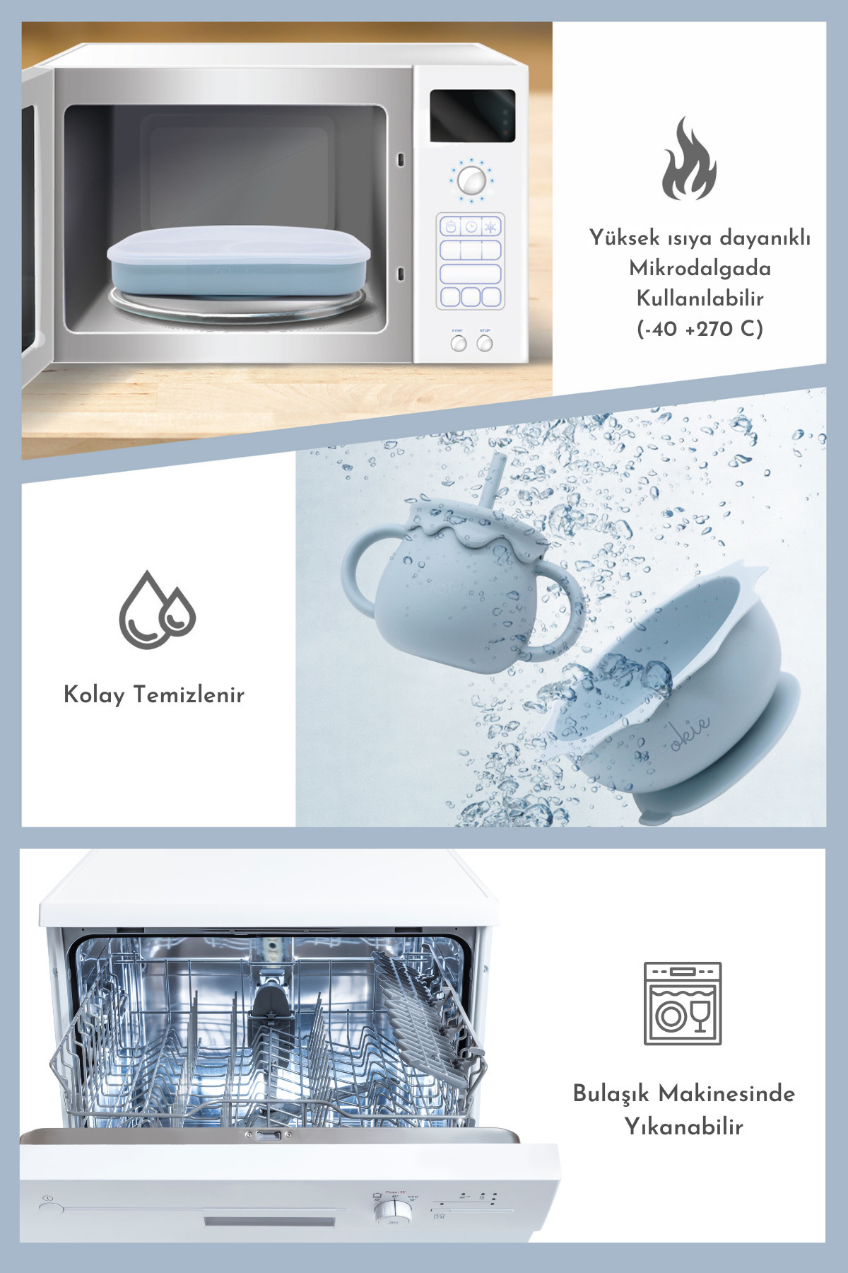 Kiwi Pumpkin 11 Parça Full Bebek Beslenme Seti, %100 Bpa Free, Doğal Silikon - Rose Pink fotoğrafı 6 (önizleme)