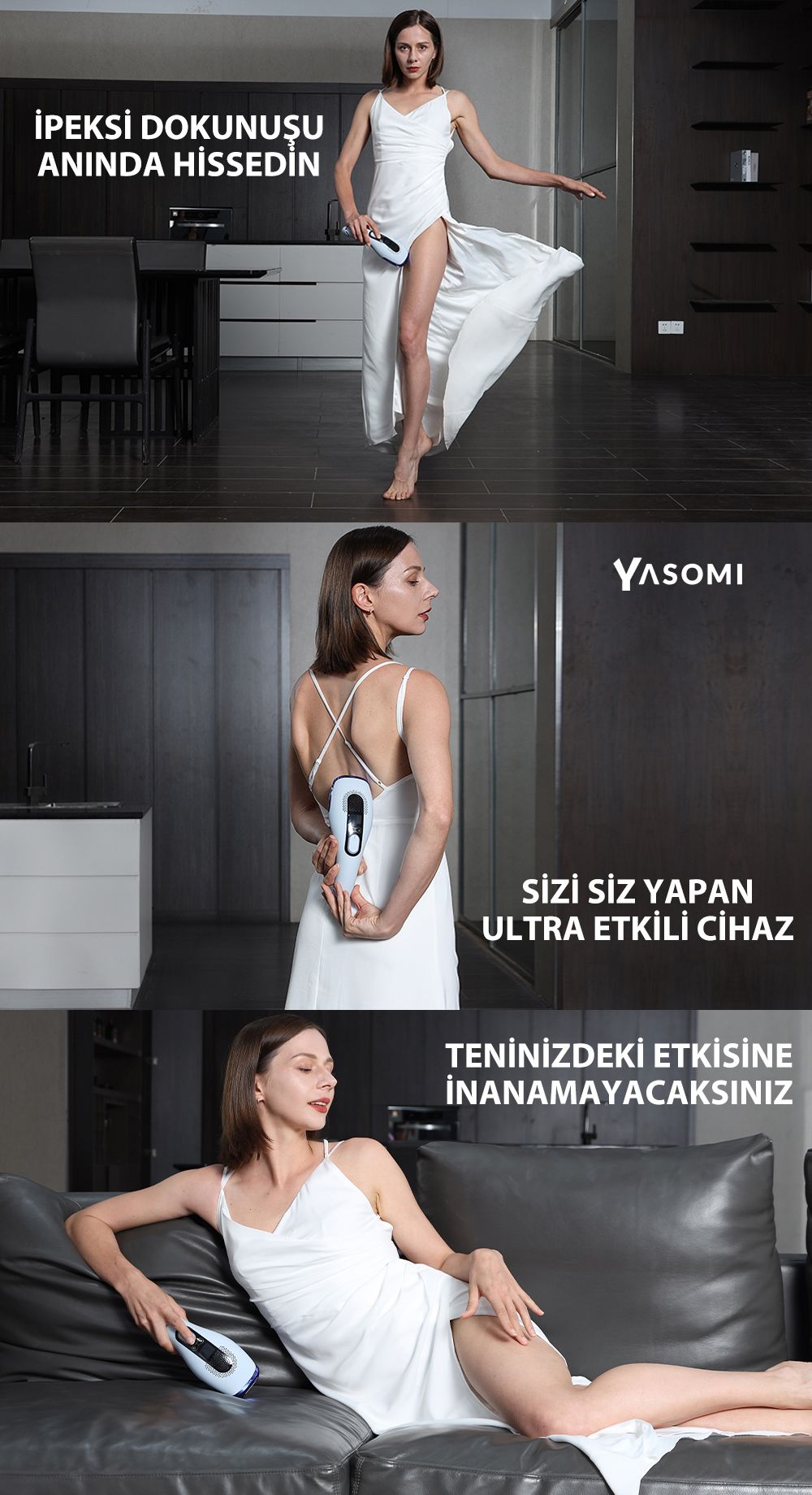 Yasomi Buz Başlıklı Epilasyon Cihazı