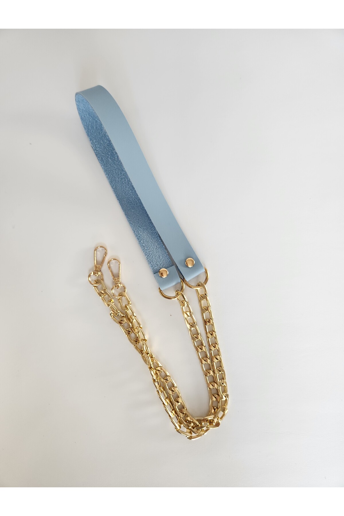 CHAIN LEATHER STRAP (120 CM)