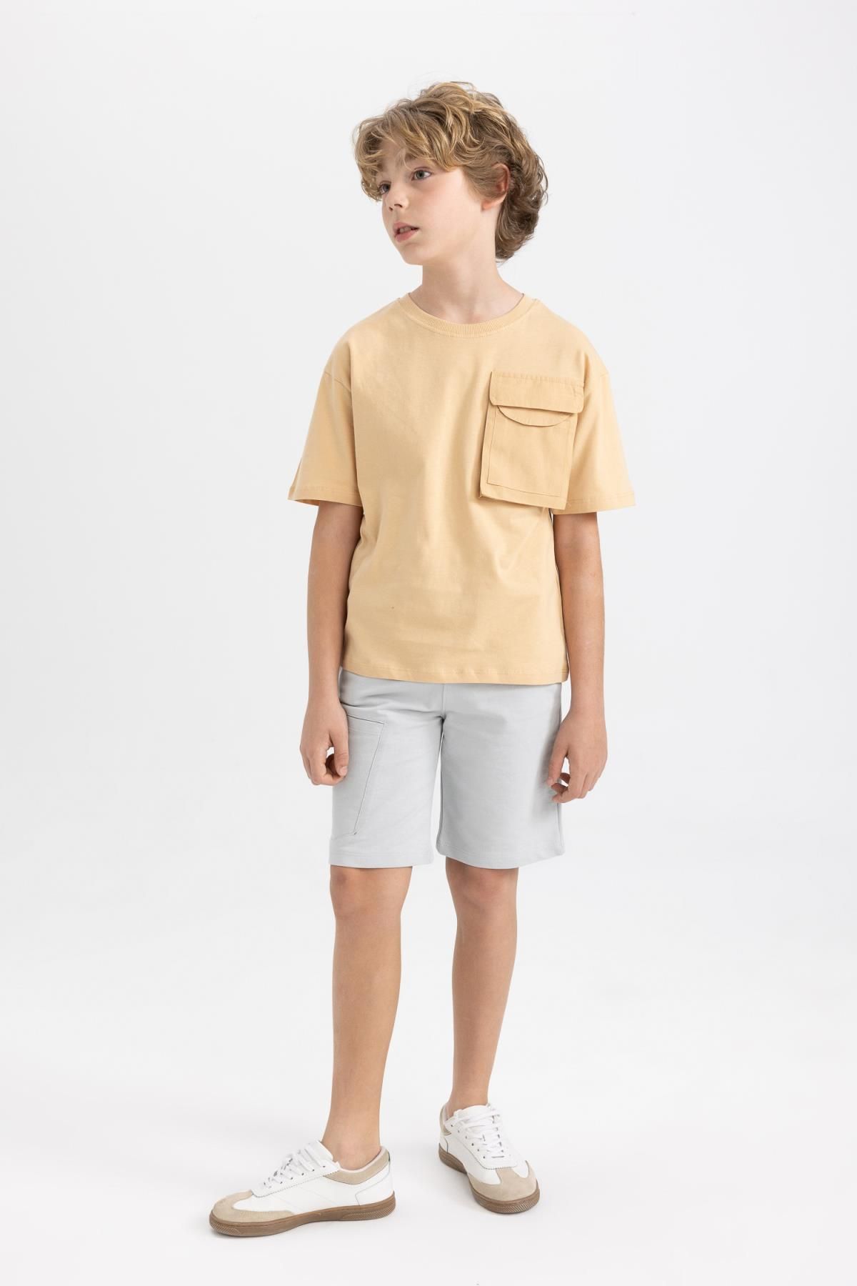 DeFacto-Boys' Basic Straight Shorts C1851A824Sm 3