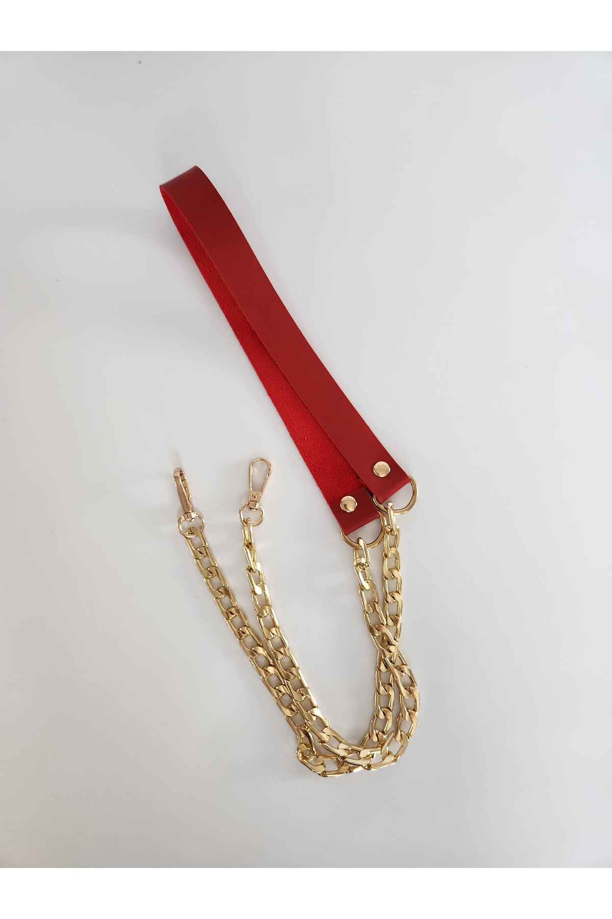 CHAIN LEATHER STRAP (120 CM)