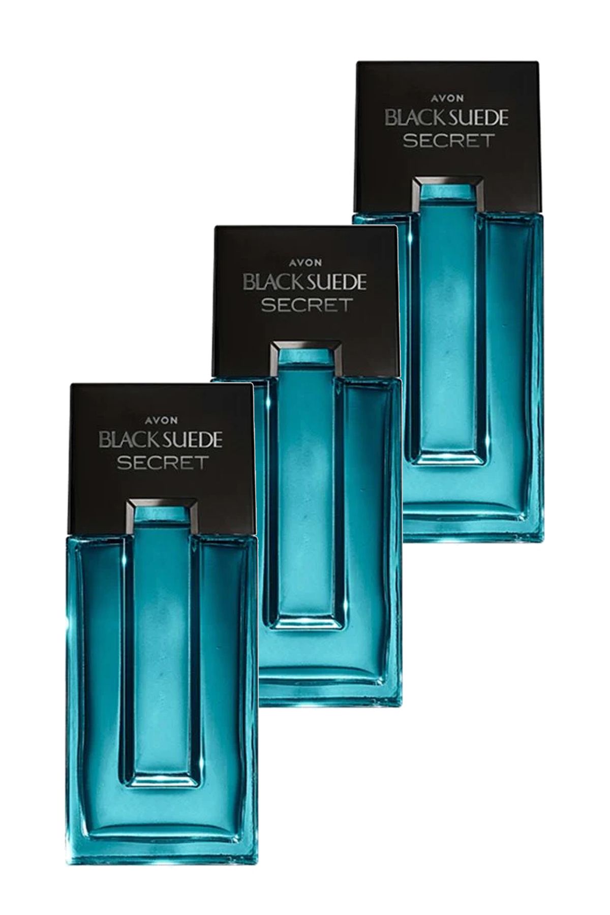 عطر مردانه Black Suede Secret Edt 125 ml. مجموعه سه تایی Avon