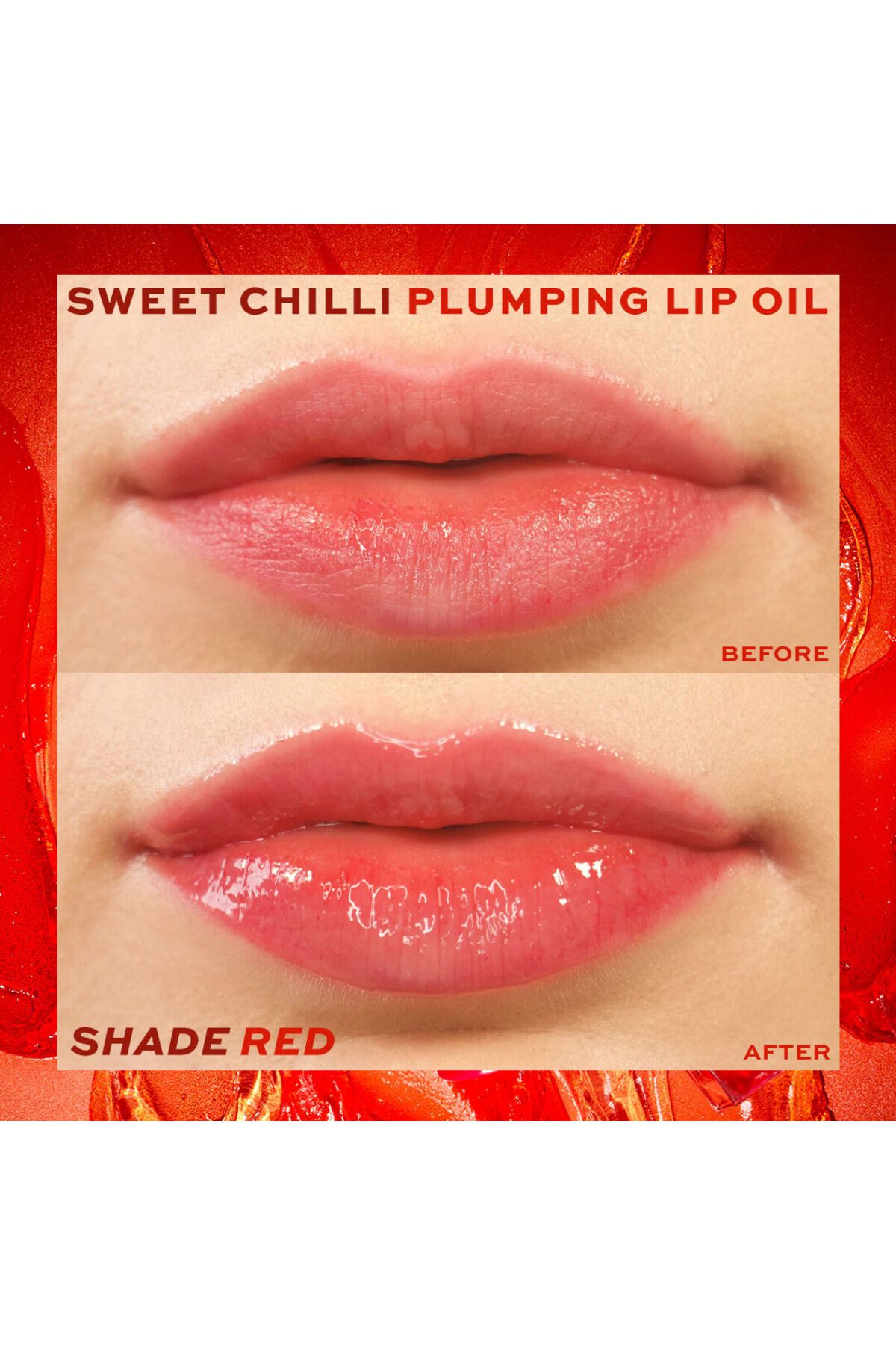 I HEART REVOLUTION-Red Sweet Chilli Plumping Lip Oil 3