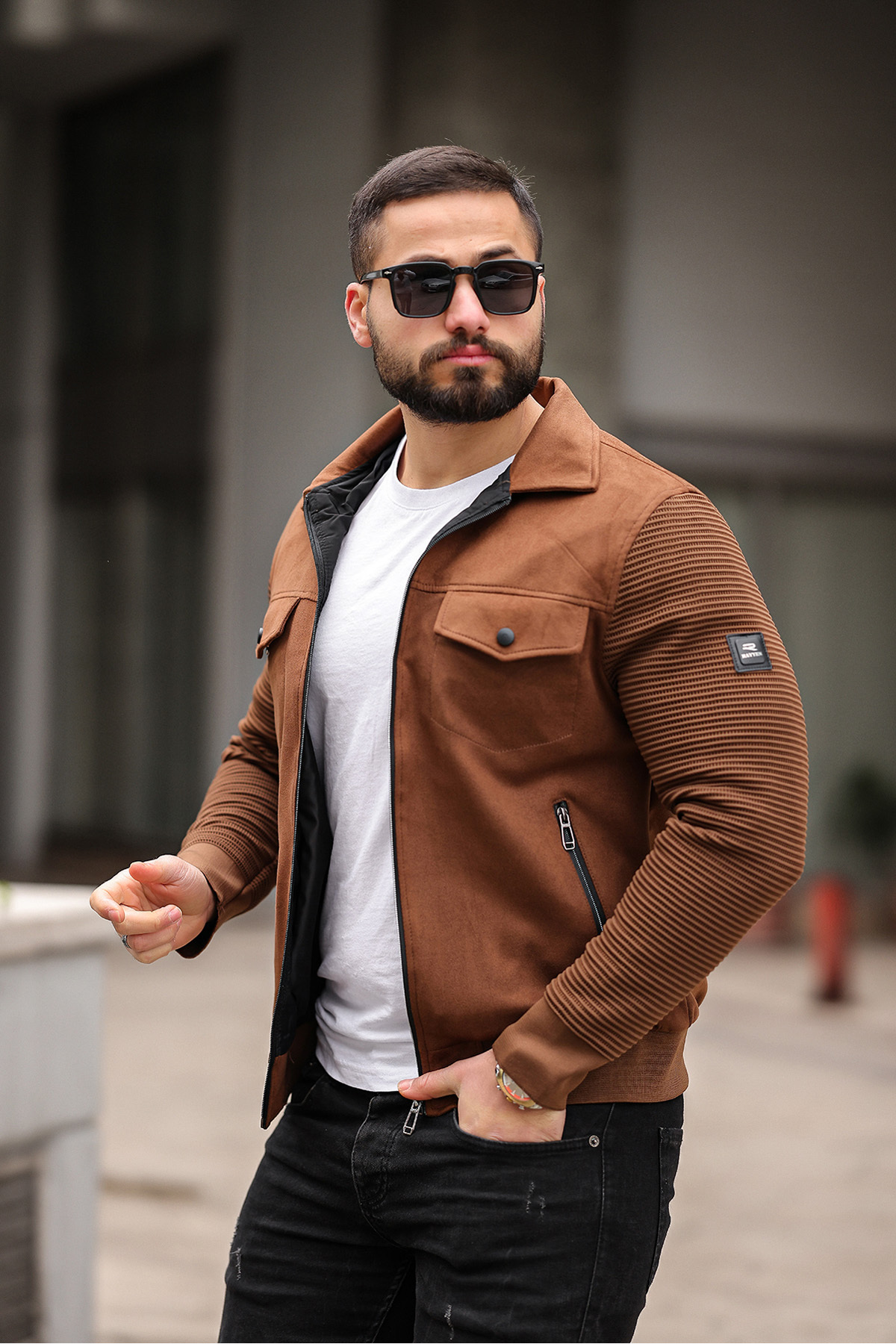 کاپشن جیر مردانه دو جیب BearGlam