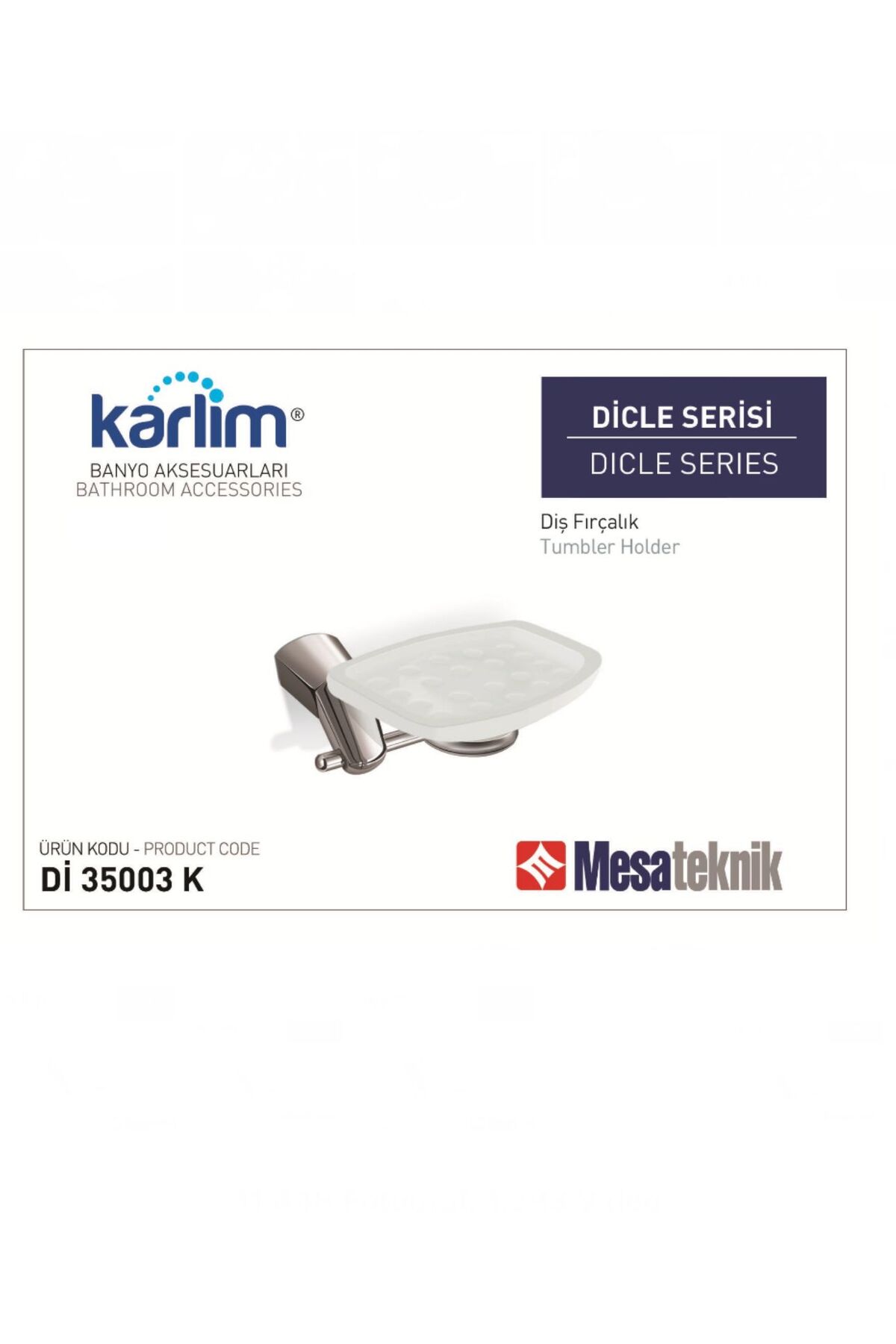 Boheme Dozator De Săpun Din Seria Karlim Dicle - One Size