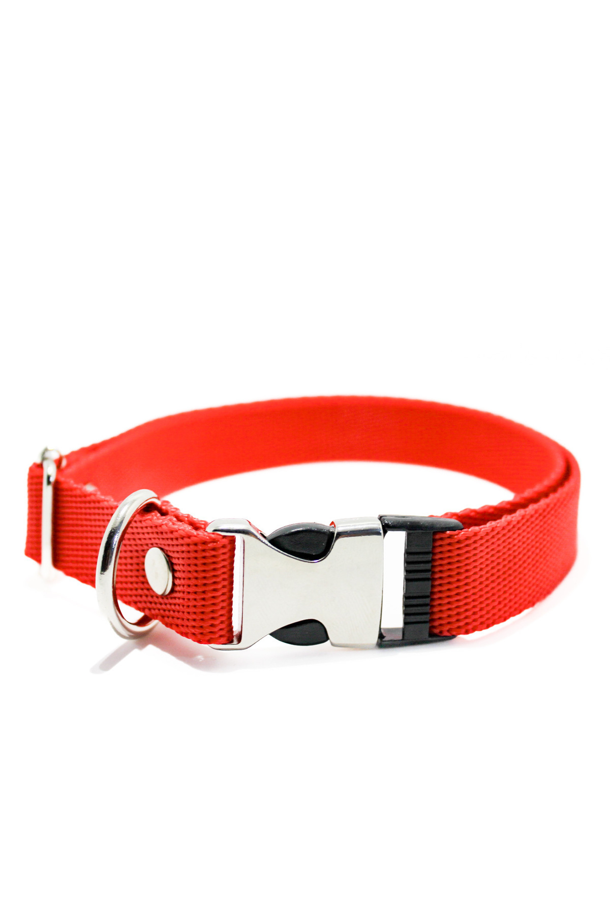 Küçük/büyük Köpekler Için Rahat Ayarlanabilir Kırmızı Boyun Tasması - 2cm En Ölçülü Tasma