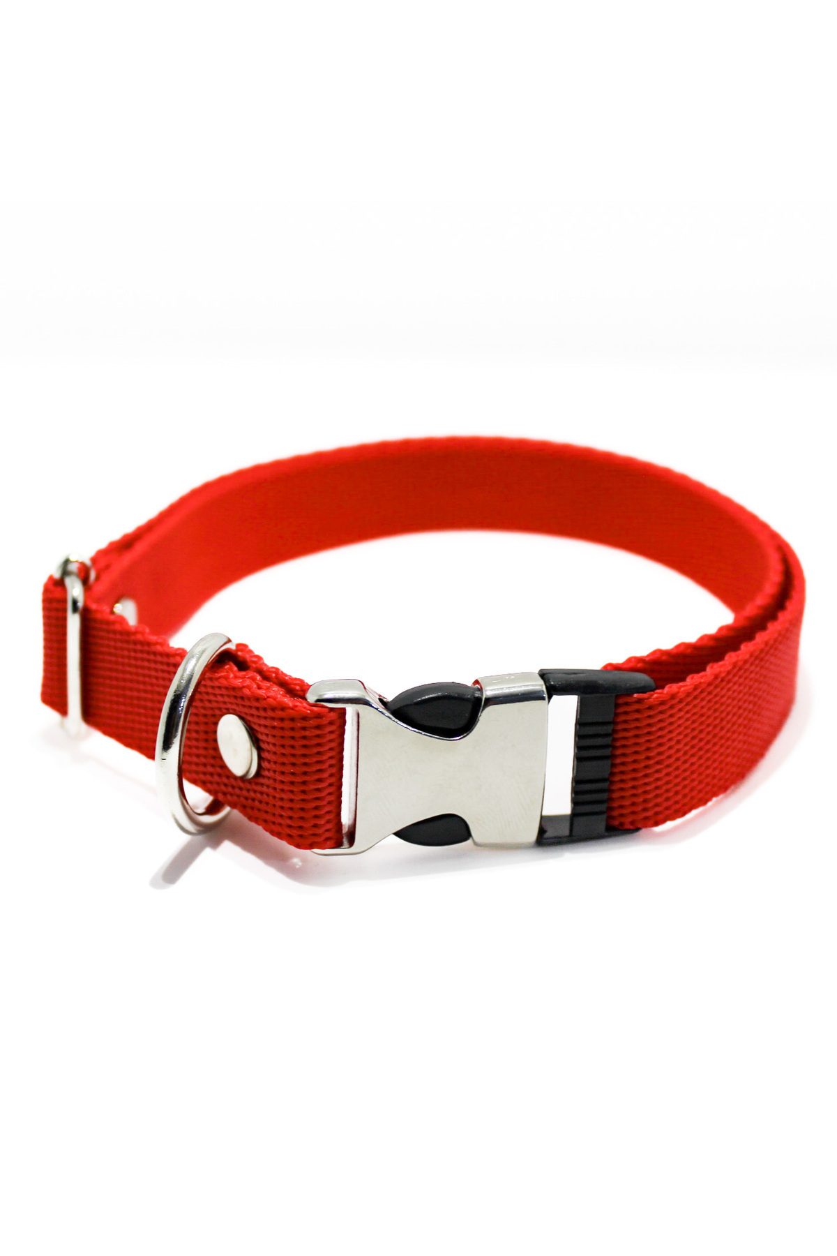 Küçük/büyük Köpekler Için Rahat Ayarlanabilir Kırmızı Boyun Tasması - 2cm En Ölçülü Tasma