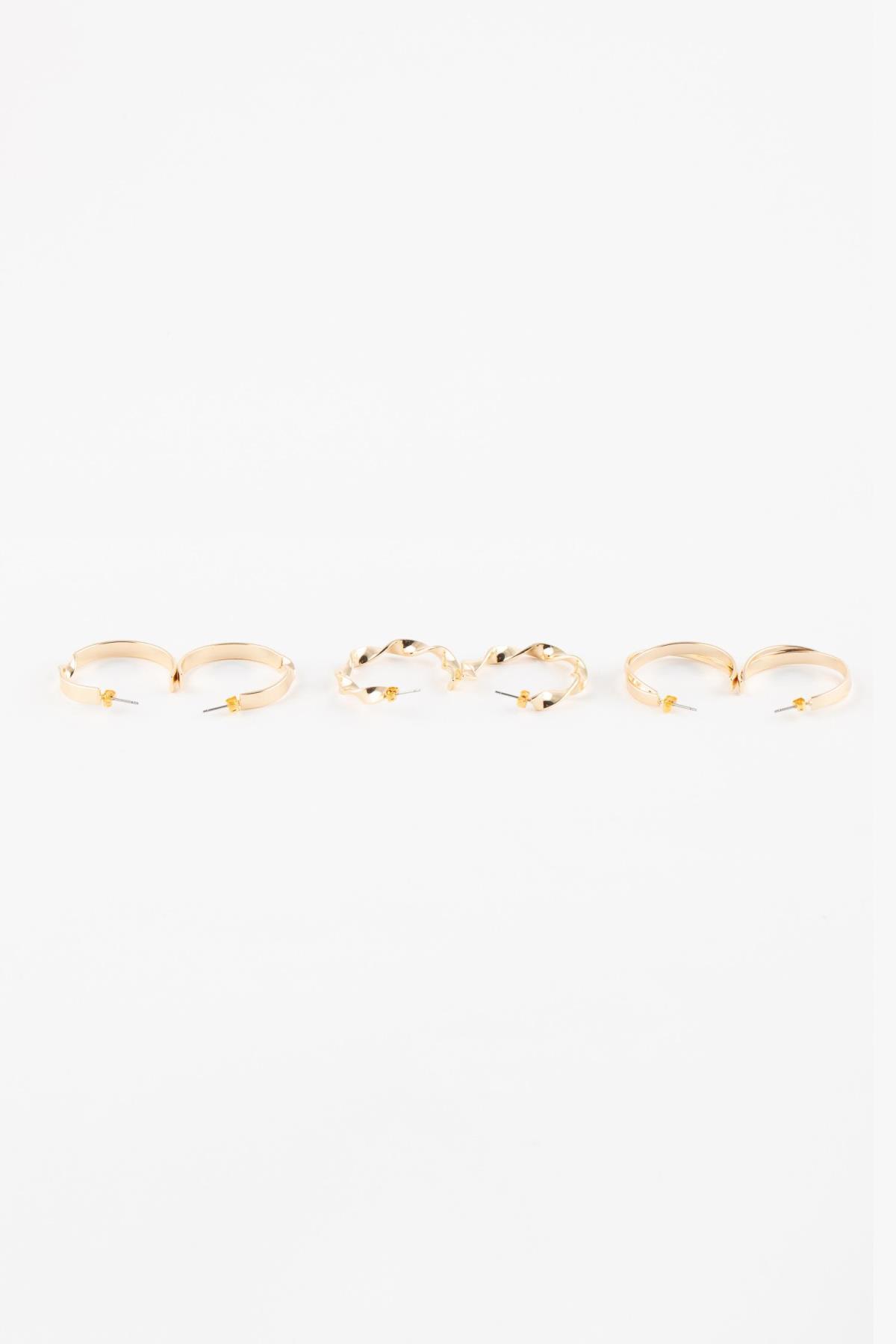 گوشواره زنانه دفاکتو | C6473AXNS Defacto - Image 4