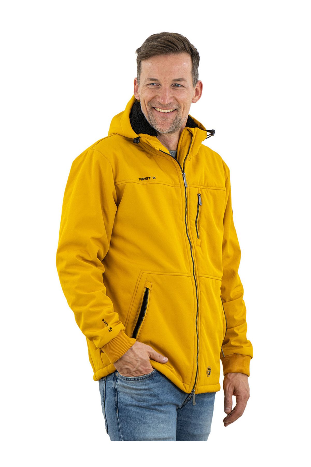 First B-Softshelljacke "albero", Funktionsjacke Mit Fleecefutter Wasserdicht, Winddicht 4
