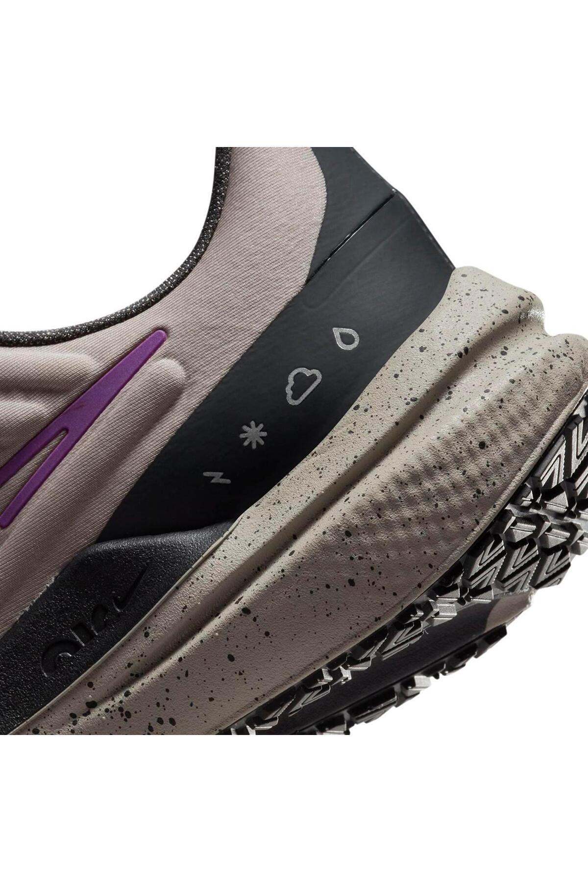 کفش Nike نایکی رانینگ خاکستری یونیسکس Air Winflo 9 Shield اورجینال - تصویر 2