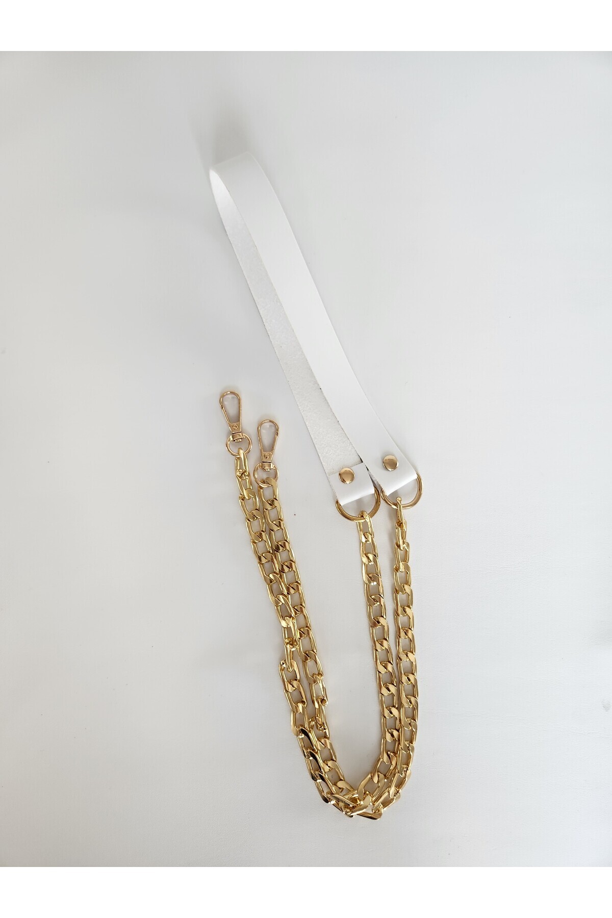 CHAIN LEATHER STRAP (120 CM)