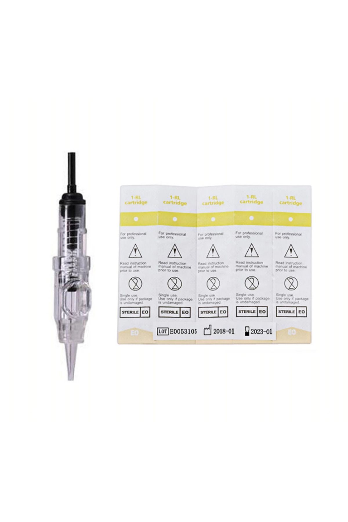سوزن آرایش دائم کارتریج اصلی 1R 0.18mm 10 عدد Biotin