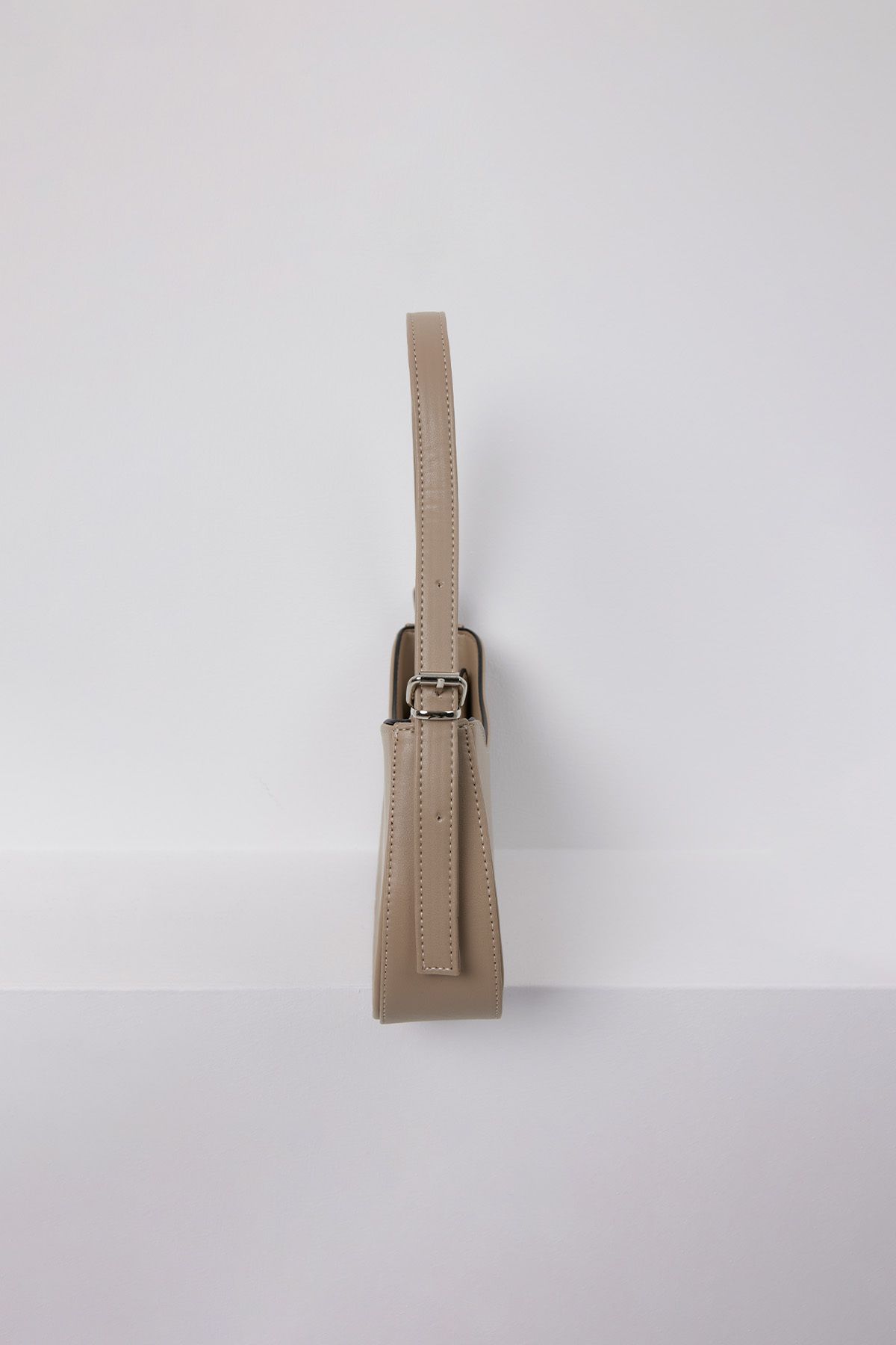 Bigdart-Armine Damen Flache Baguette-Tasche in Beige010167 3