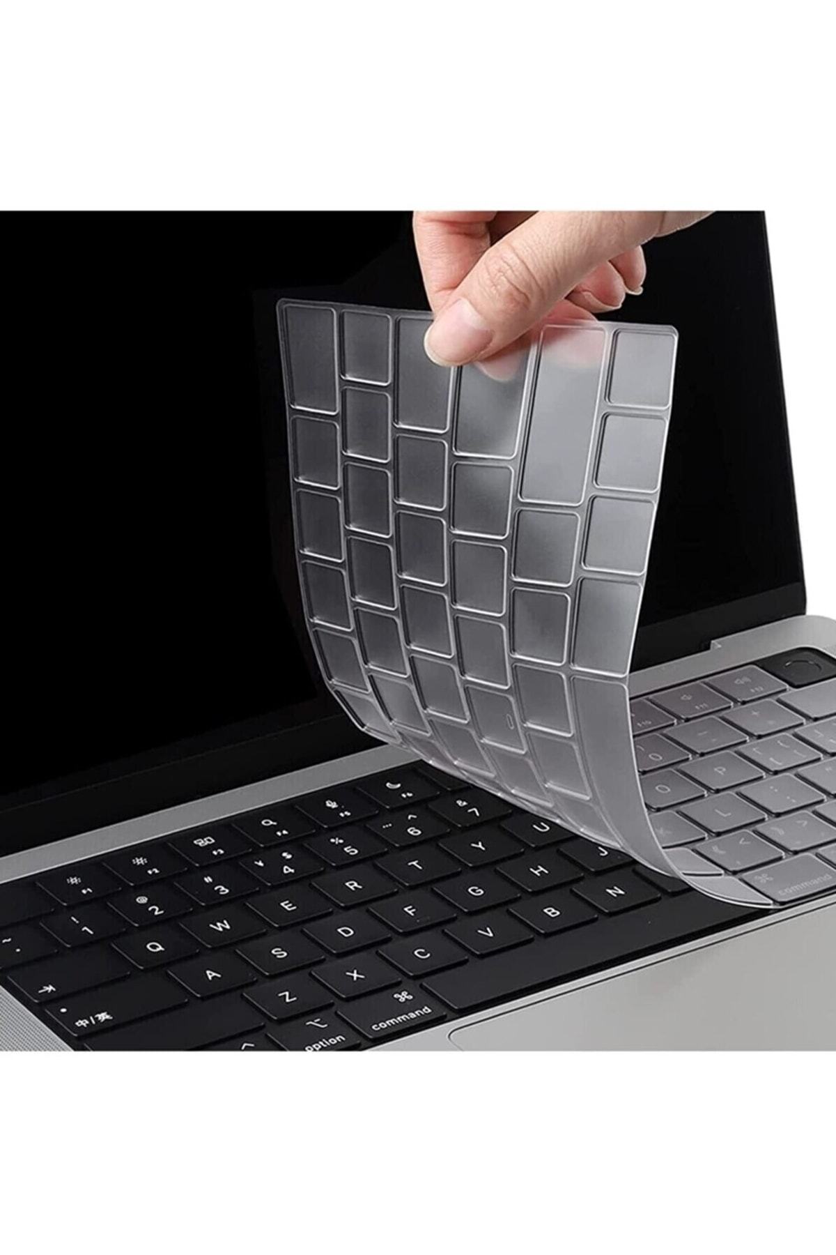 Macbook Air 15 Inç A3114 M3 Işlemcili Türkçe Q Silikon Klavye Koruyucu Uyumlu 2024 2