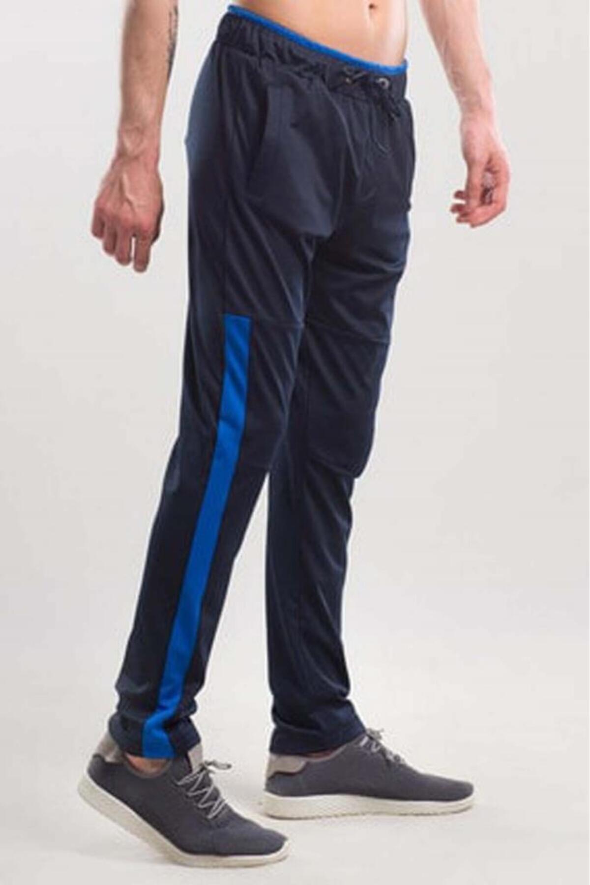 شلوار گرمکن ورزشی اسلازنگر مردانه  آبی سرمه ای    فاق نرمال     | Slazenger ST10PE115-400 TR - تصویر 7