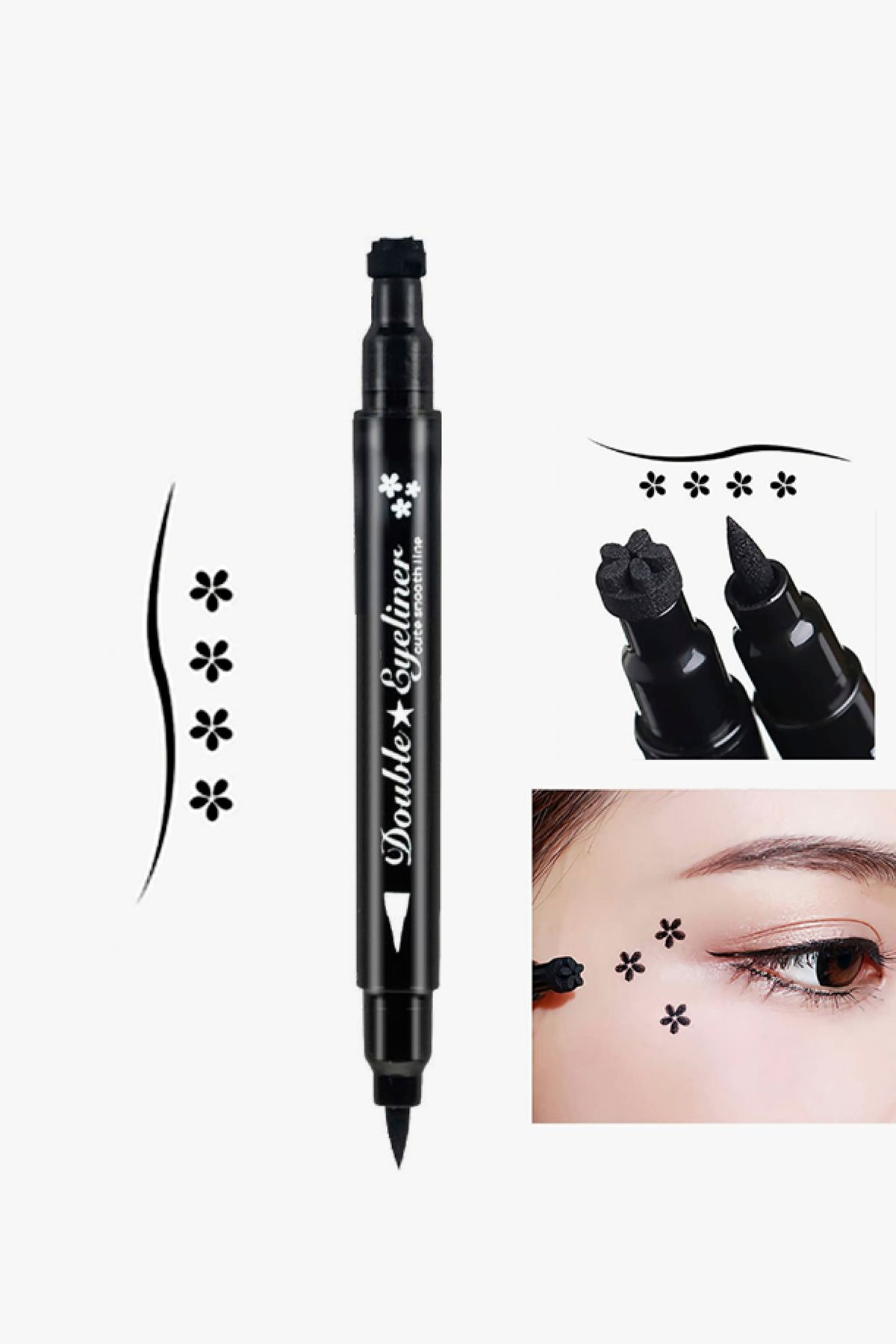 Nera Classy-Double Sided Star Pattern Pen Eyeliner, Eye Liner 1