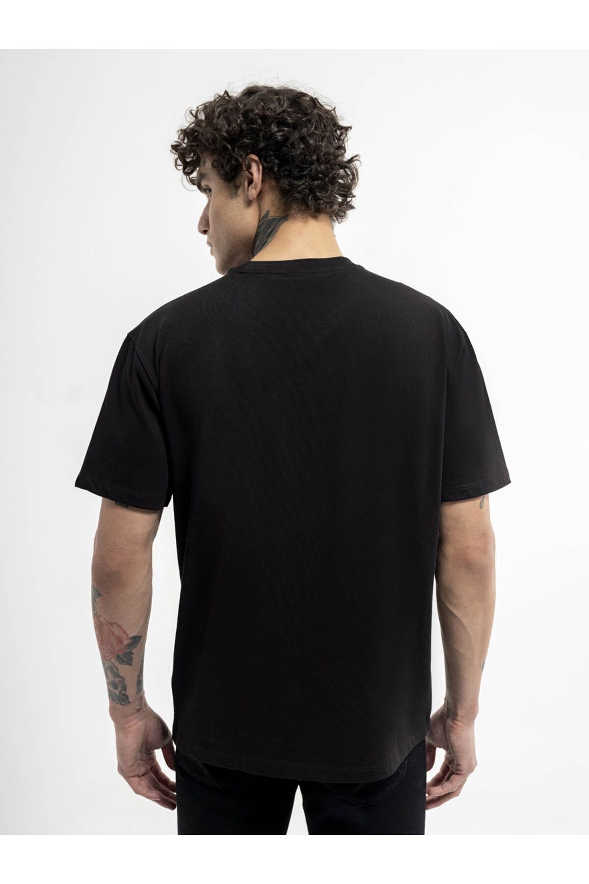 Loft تی شرت مردانه سیاه LF2036407