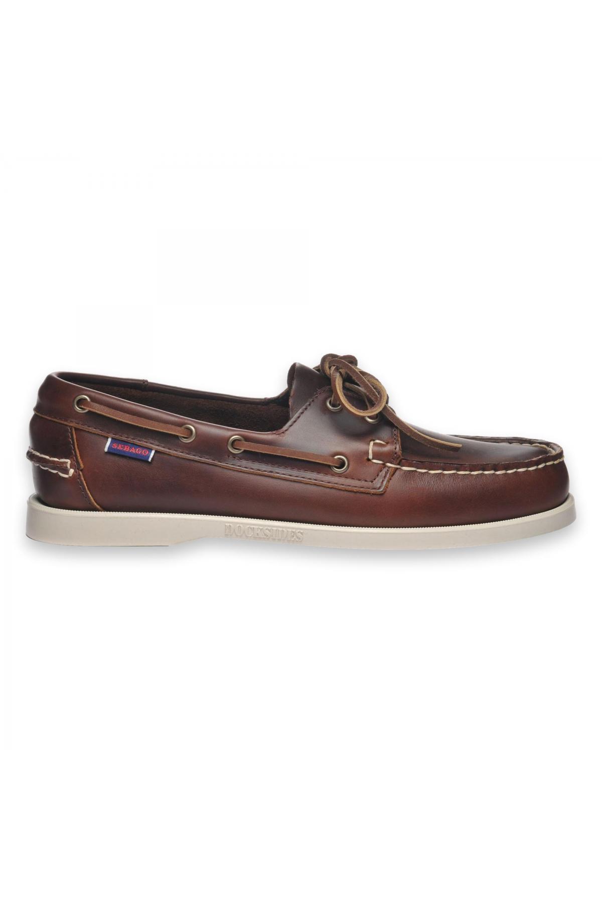 Sebago 70000G0 Docksides Portland Waxed Kahverengi Erkek Ayakkabı