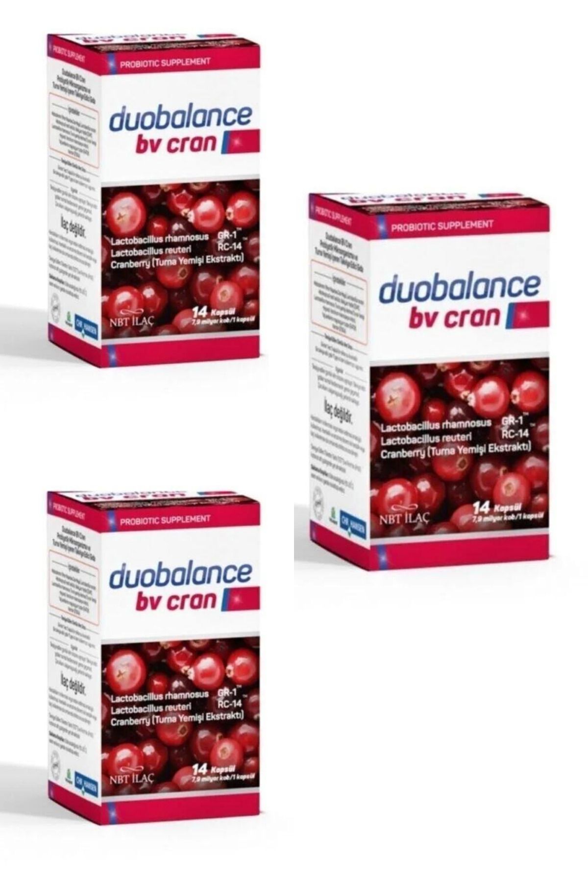 Nbt İlaç Duobalance Bv Cran 14 капсул x3 bvcran