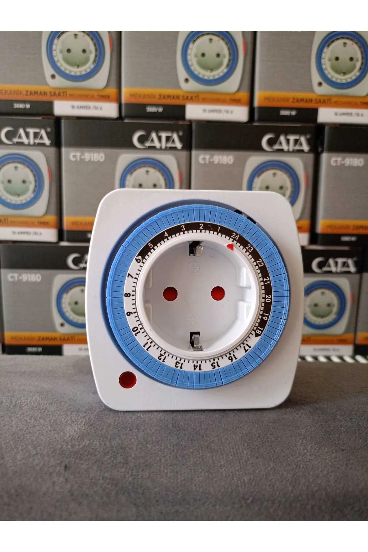CT-9180 Zaman Ayarlı Priz Mekanik Zaman Saati