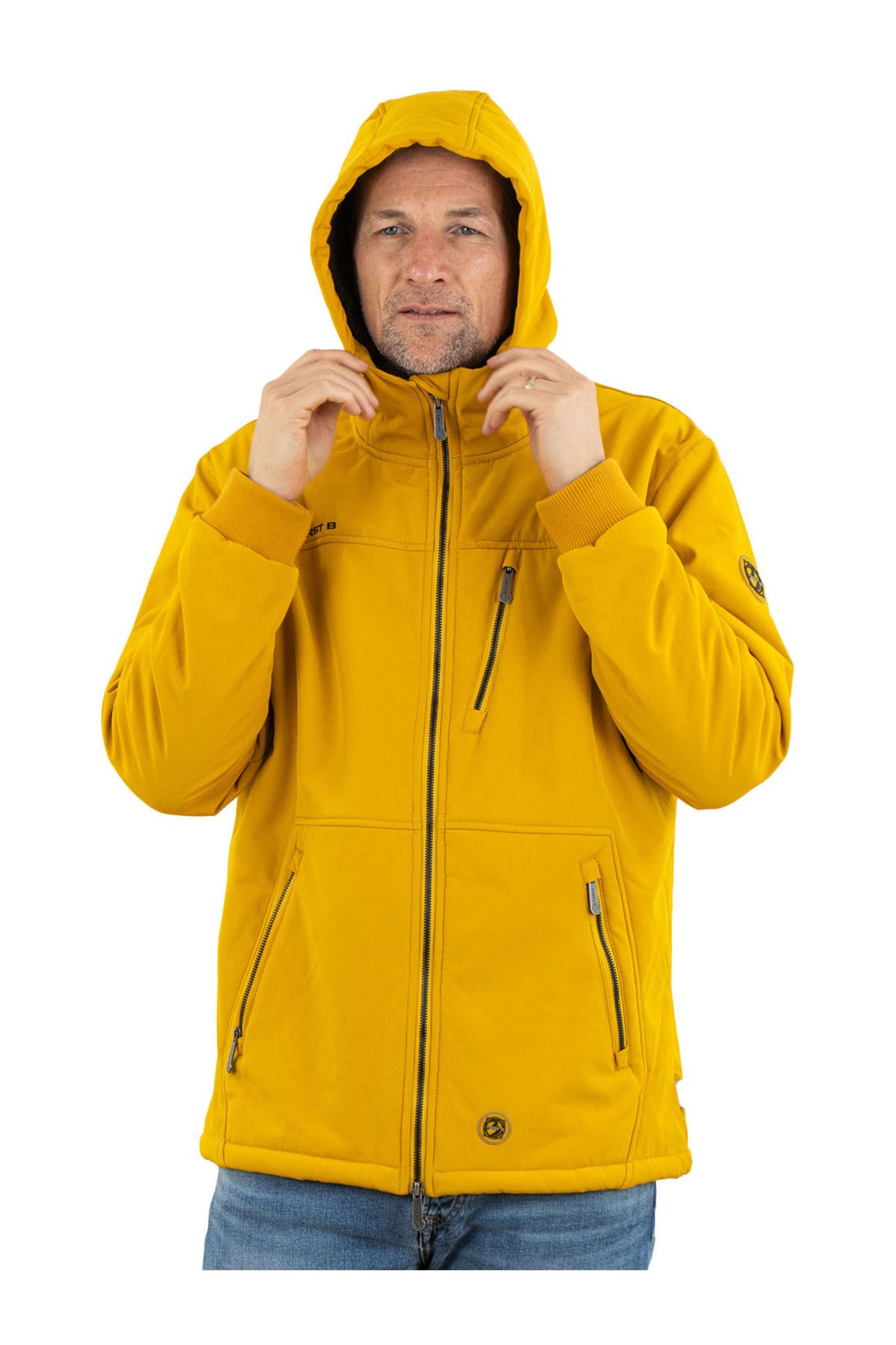 First B-Softshelljacke "albero", Funktionsjacke Mit Fleecefutter Wasserdicht, Winddicht 5