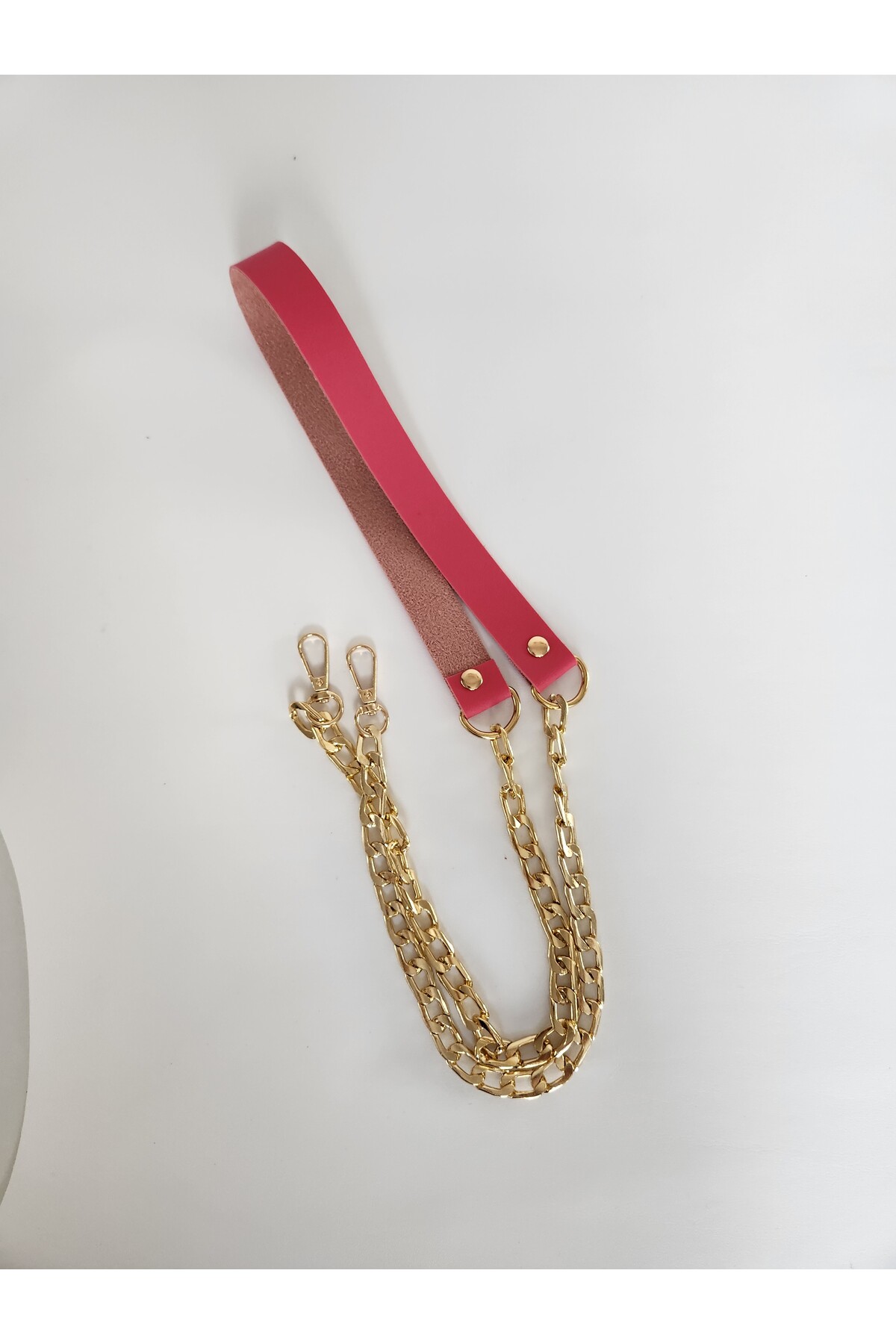 CHAIN LEATHER STRAP (120 CM)