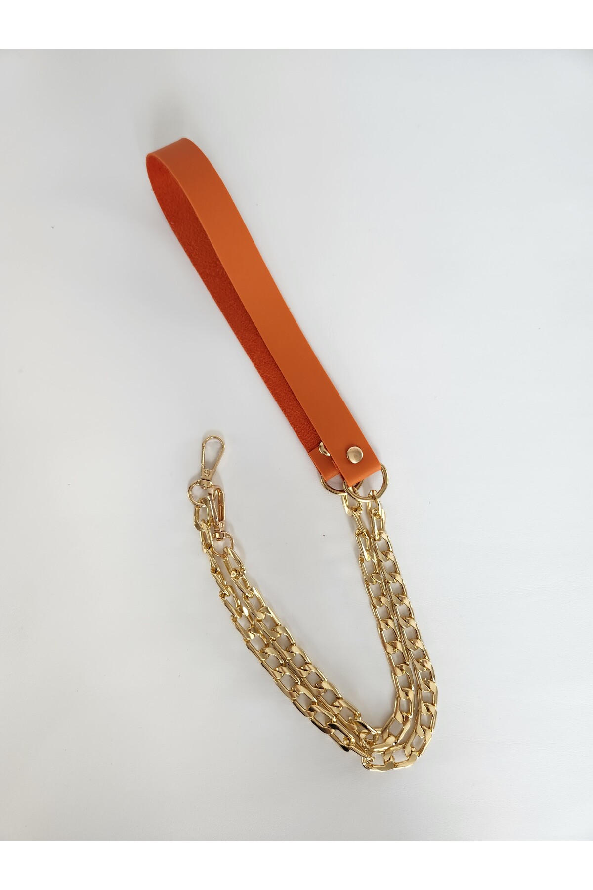 CHAIN LEATHER STRAP (120 CM)
