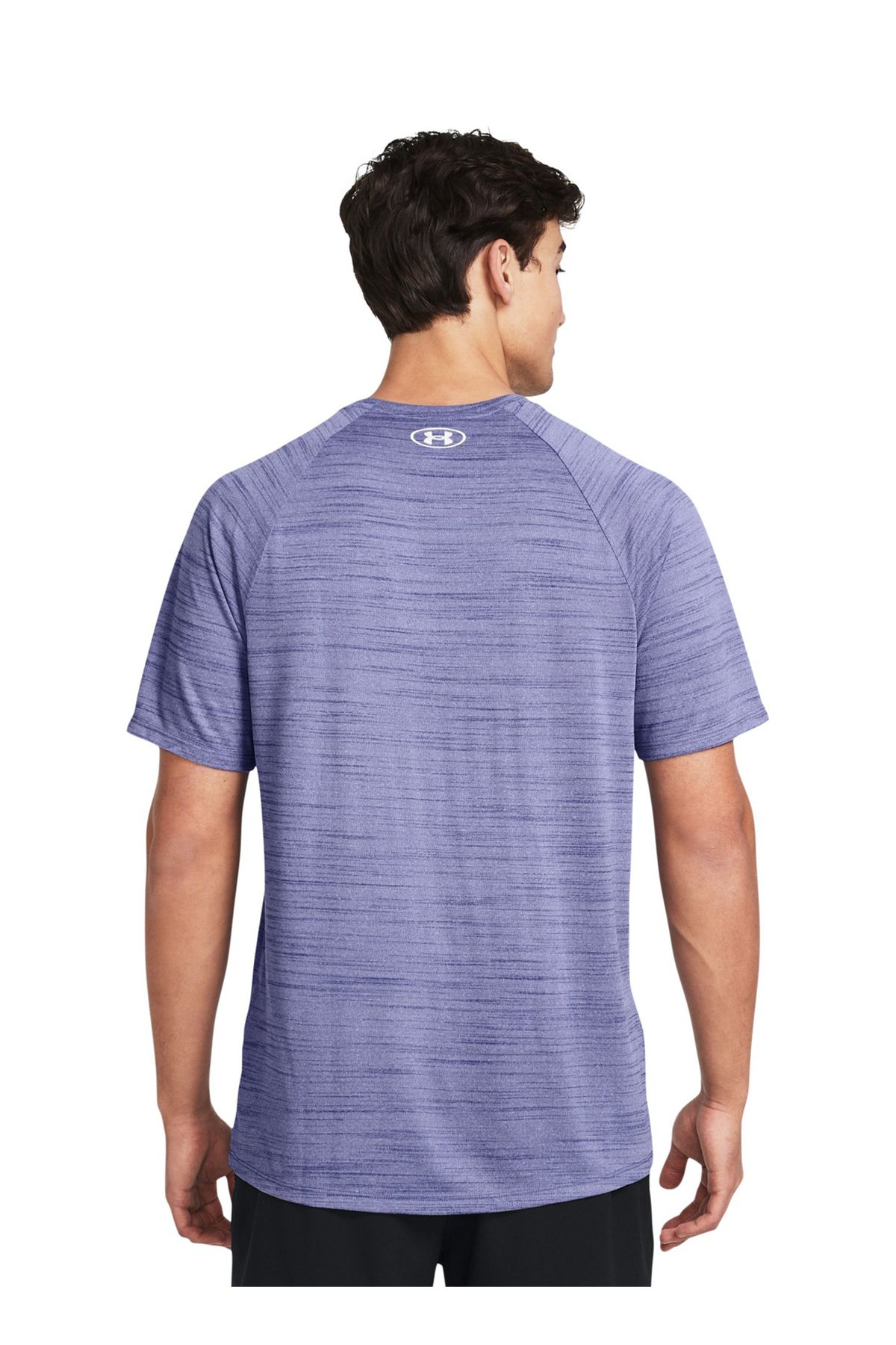 تی شرت بنفش مردانه 1377843 561 UA Tiger Tech 2.0 SS یقه دوچرخه بزرگ Under Armour