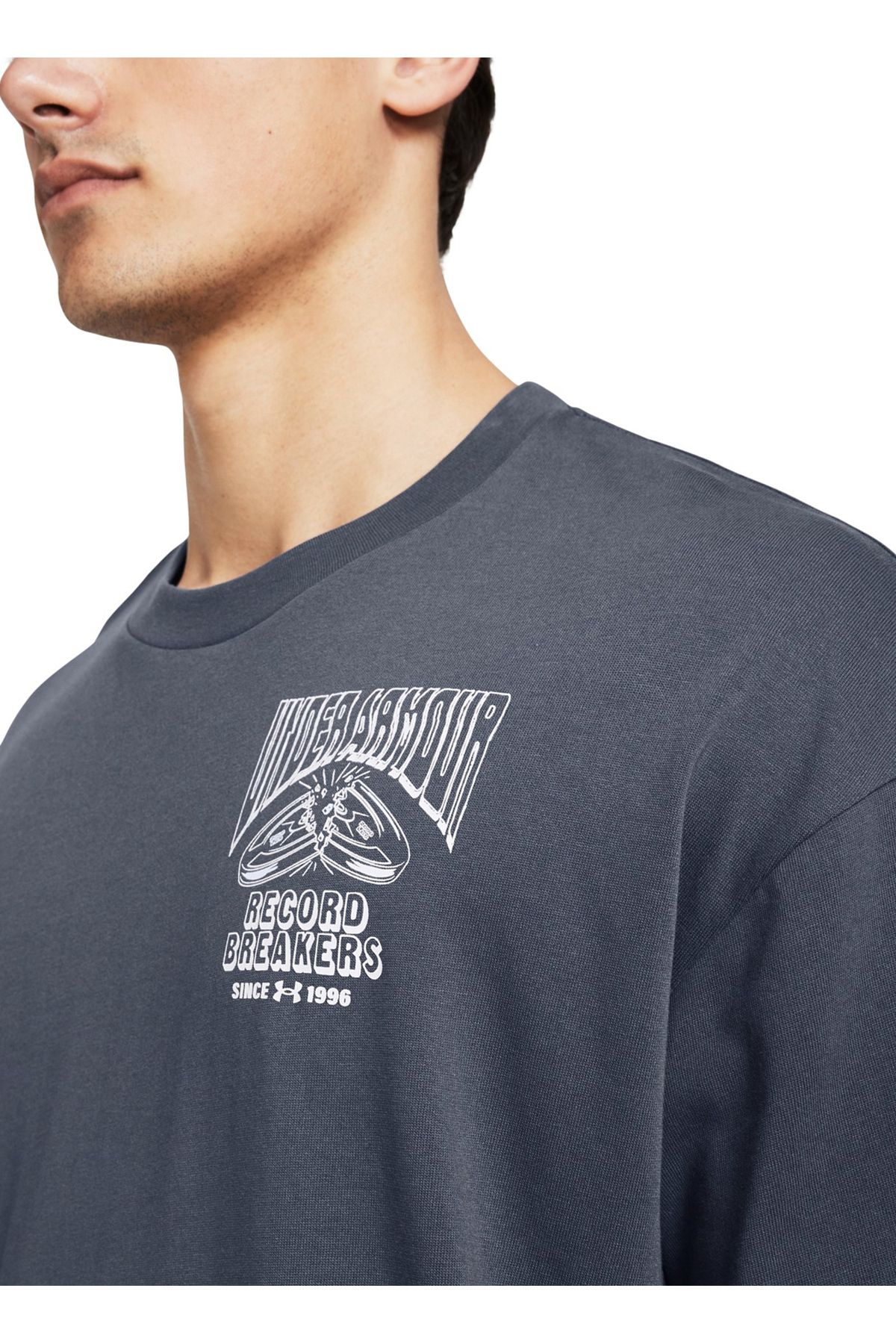 تی شرت خاکستری مردانه ، L آنتراسیت Under Armour