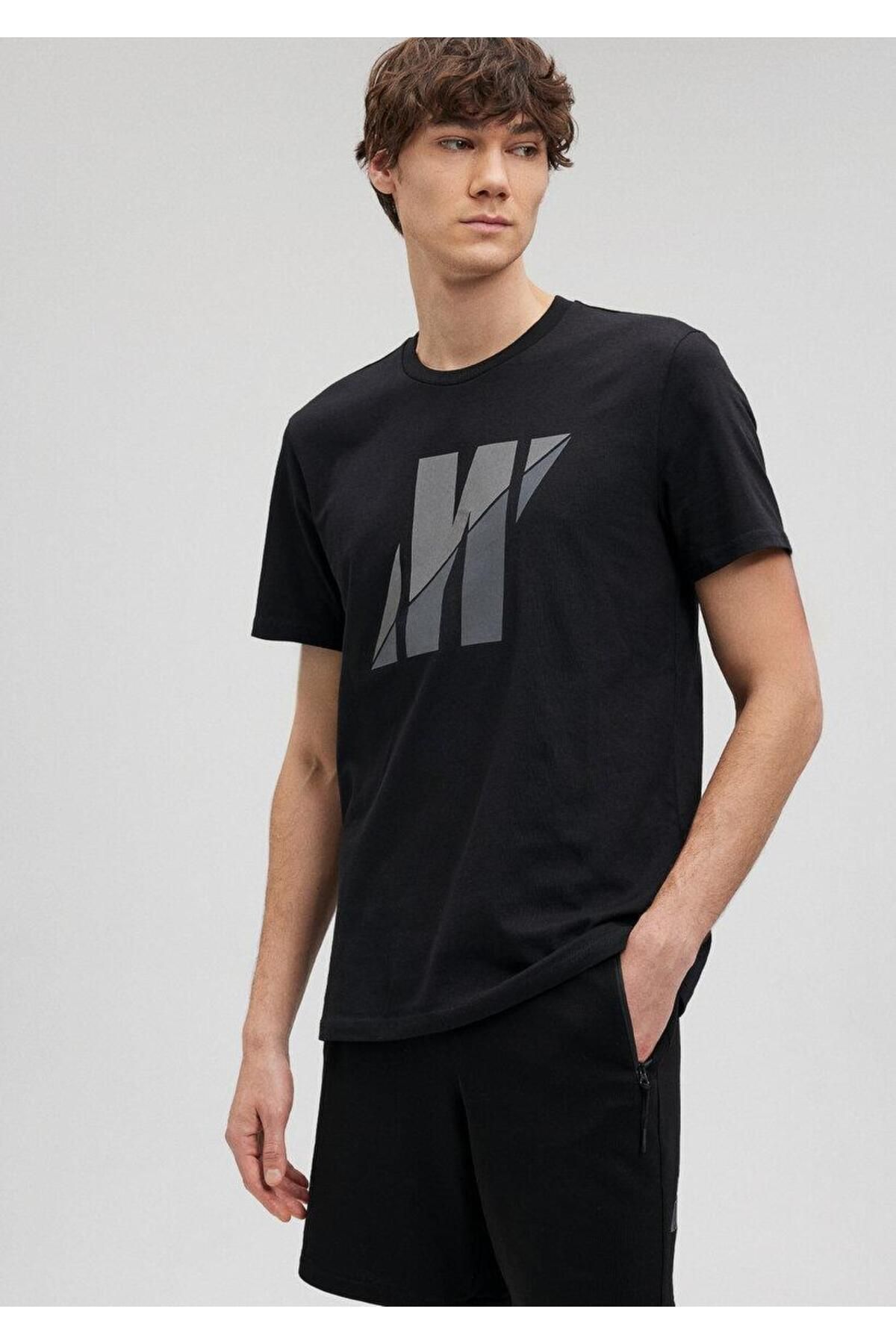 Mavi تی شرت آرم Pro Men's Black 0612174-900