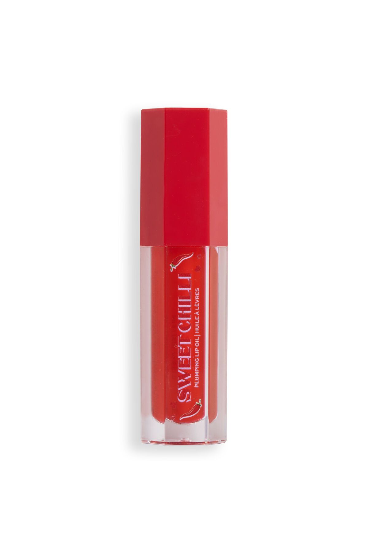 I HEART REVOLUTION-Red Sweet Chilli Plumping Lip Oil 5