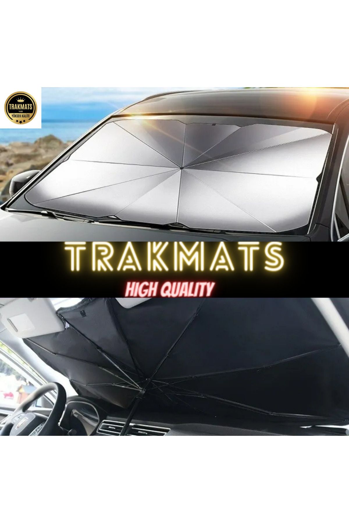 TRAKMATS-Skoda Scala 2020 - 2019 AUTO SUN SHADE PARASOL 5