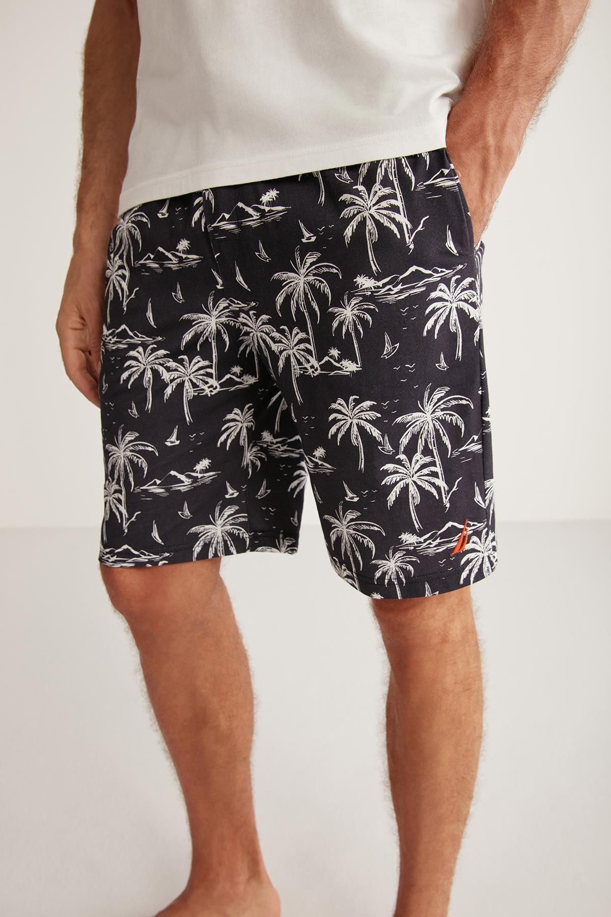 Nautica-T-Shirt- und Shorts-Pyjama-Set 5